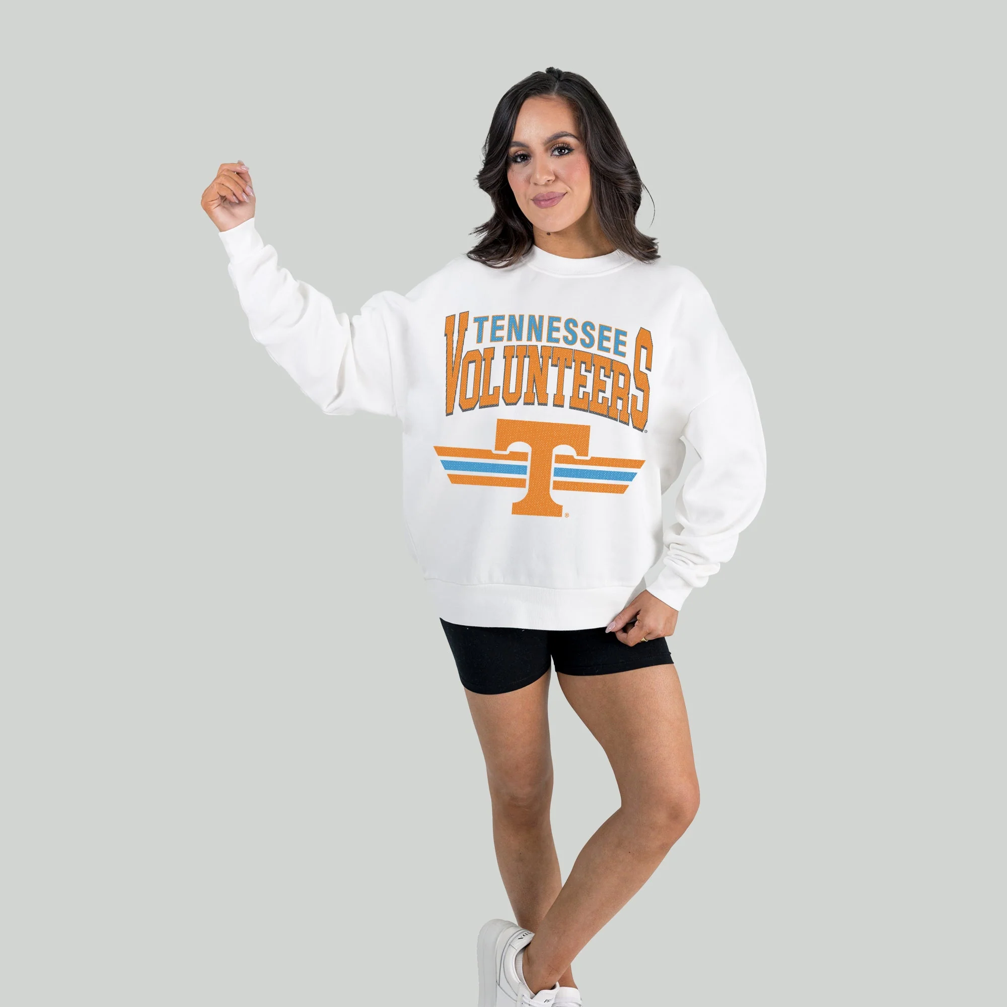 TENNESSEE VOLUNTEERS SWIFT STRIKE PREMIUM FLEECE DROP SHOULDER CREWNECK PULLOVER - Image 4