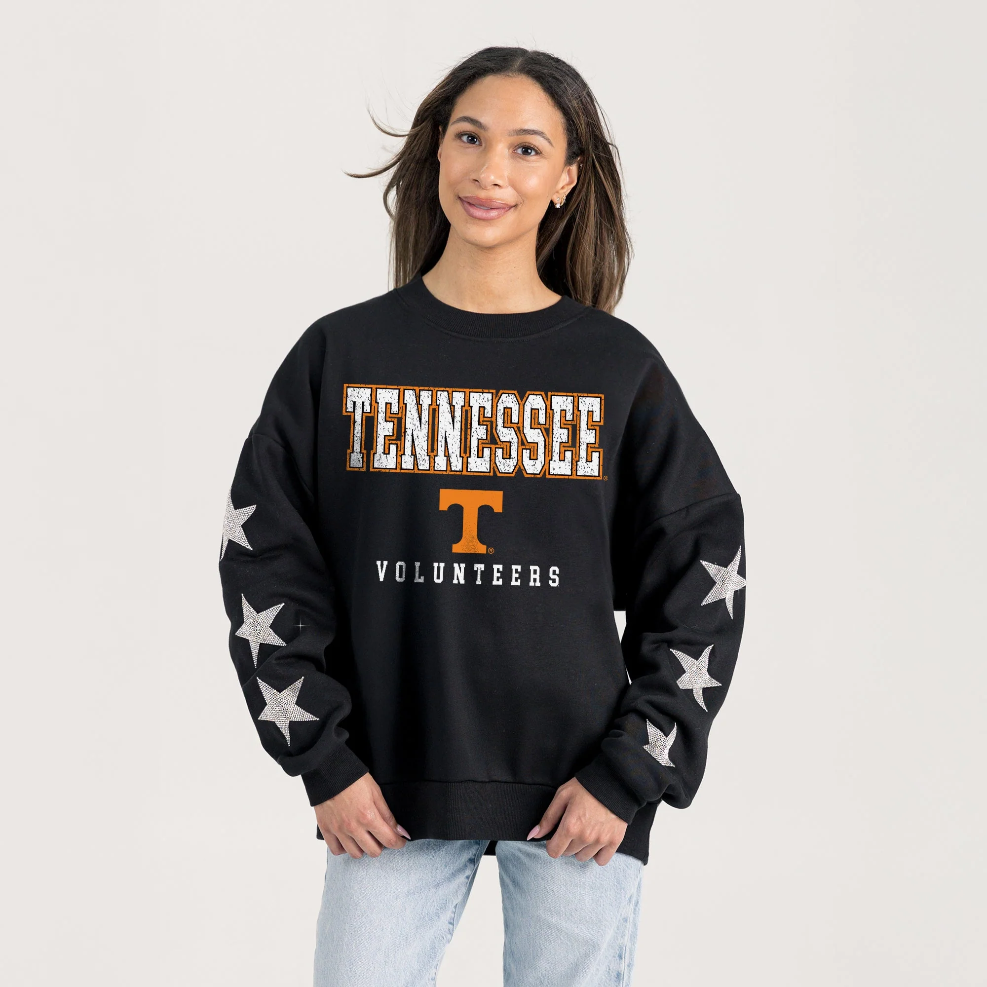 TENNESSEE VOLUNTEERS VELOCITY STAR EMBELLISHED CREW SWEATSHIRT - Image 5