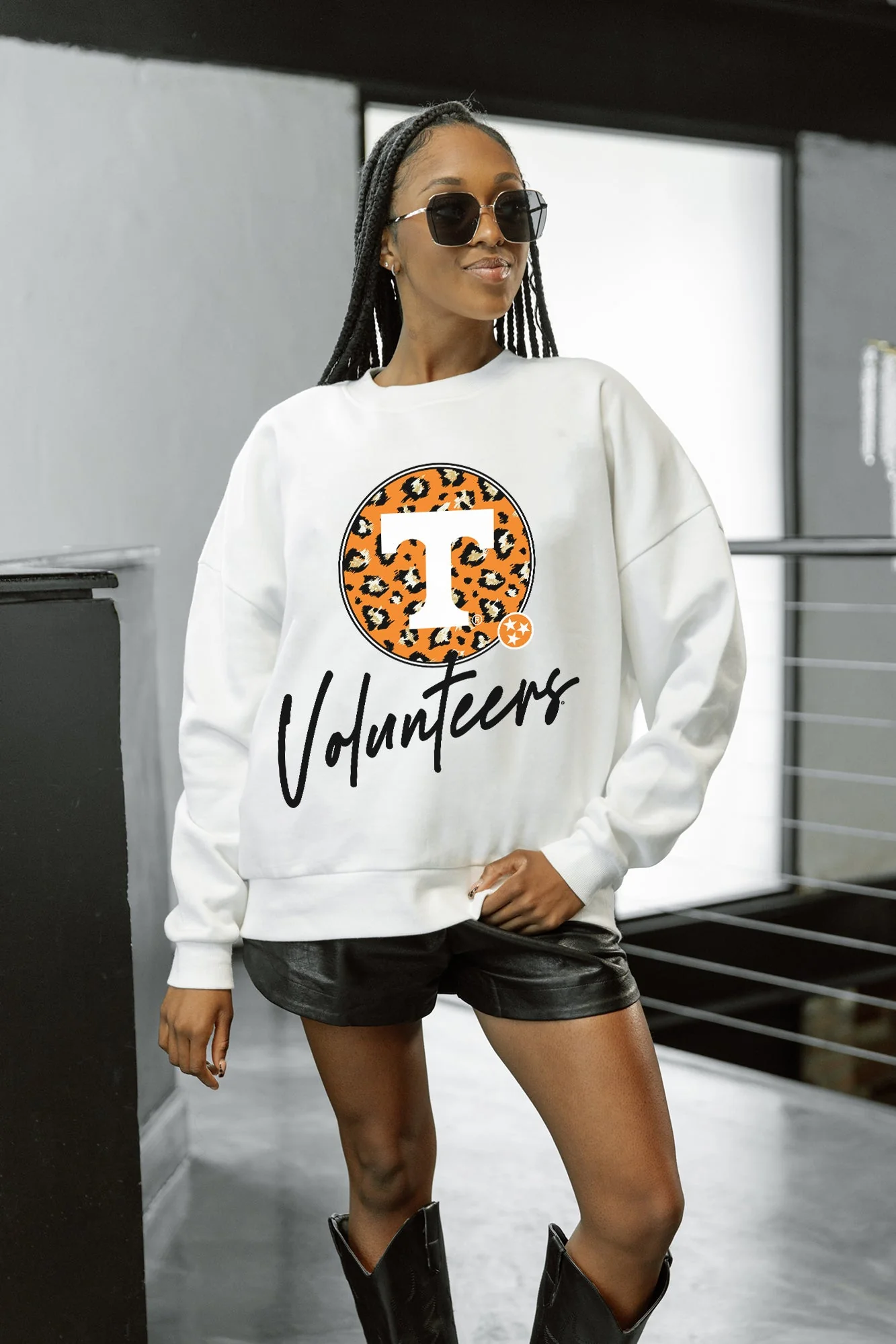 TENNESSEE VOLUNTEERS WILD BREAKTHROUGH PREMIUM FLEECE CREWNECK PULLOVER - Image 3
