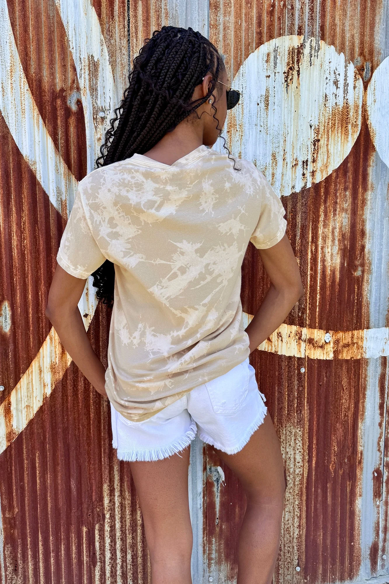 TEXAS A&M AGGIES DEEP ROOTS BLEACH WASH TEE - Image 4