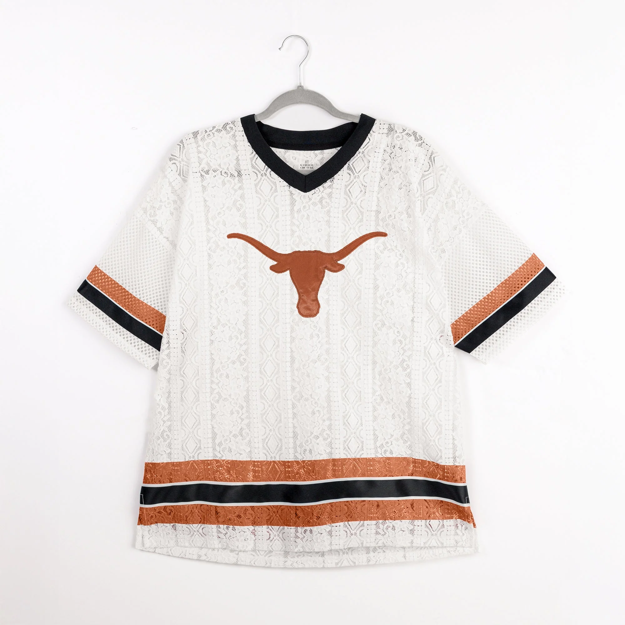 TEXAS LONGHORNS HIGH NOTE LACE FASHION JERSEY - Image 9