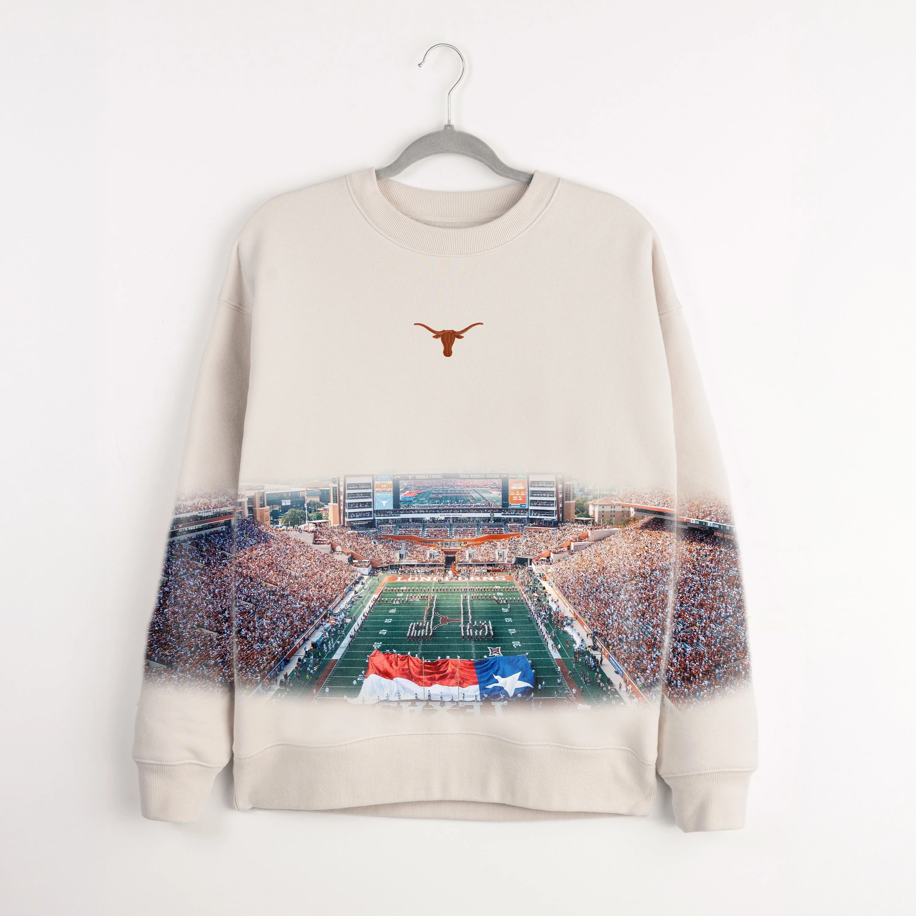 TEXAS LONGHORNS POWER MOVE PREMIUM DROP SHOULDER PULLOVER - Image 8