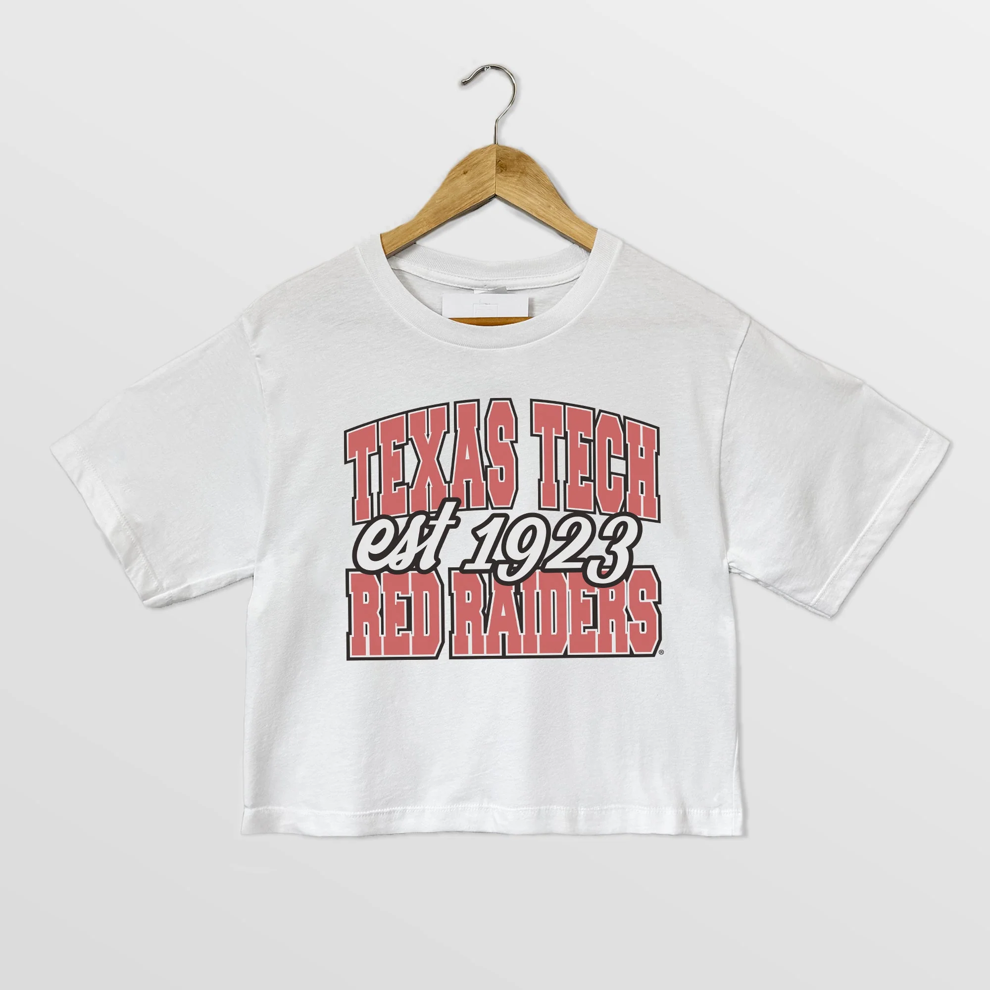TEXAS TECH RED RAIDERS DEEP ROOTS BOXY FIT WOMEN'S CROPPED TEE