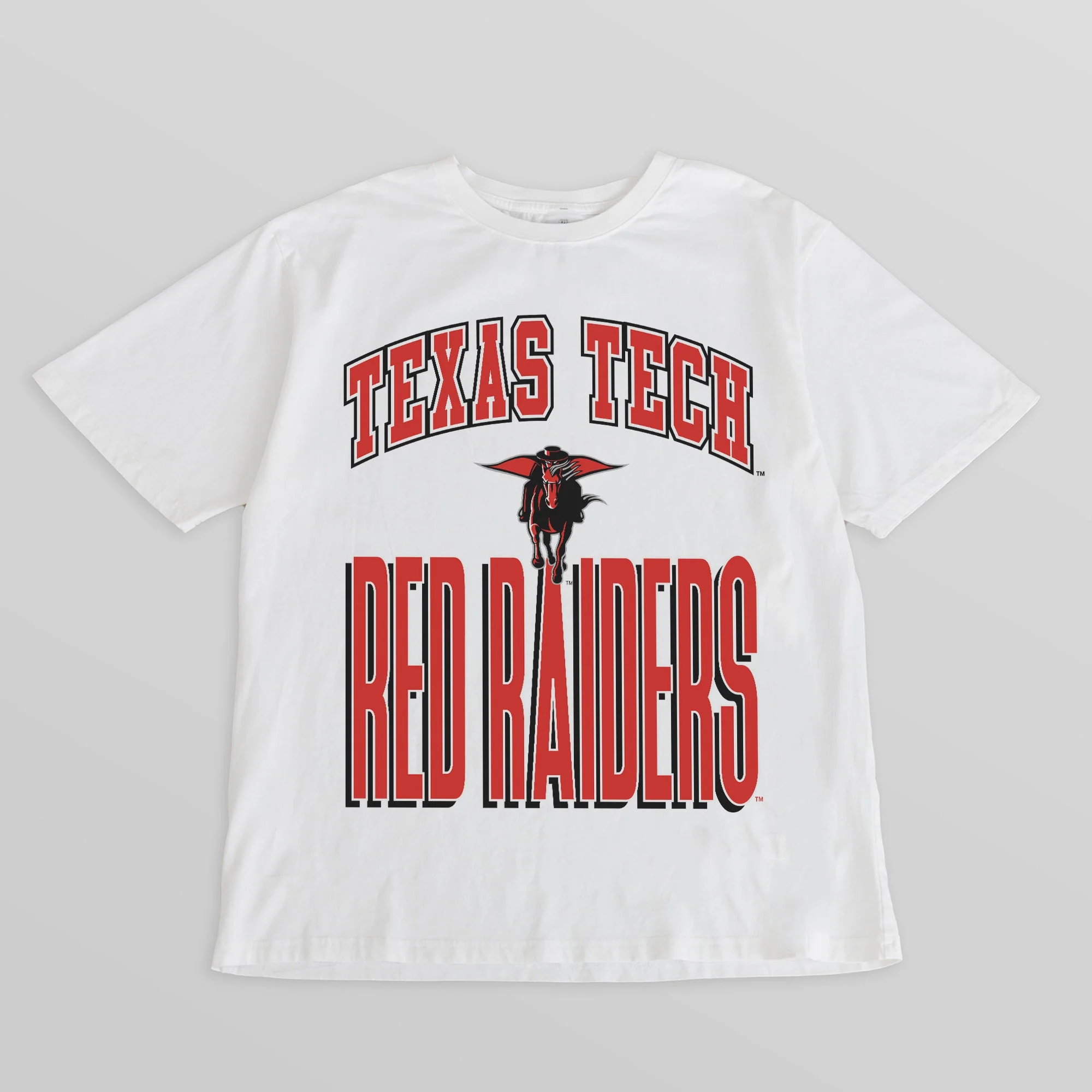 TEXAS TECH RED RAIDERS FIERCE FOCUS WASHED RELAXED FIT TEE