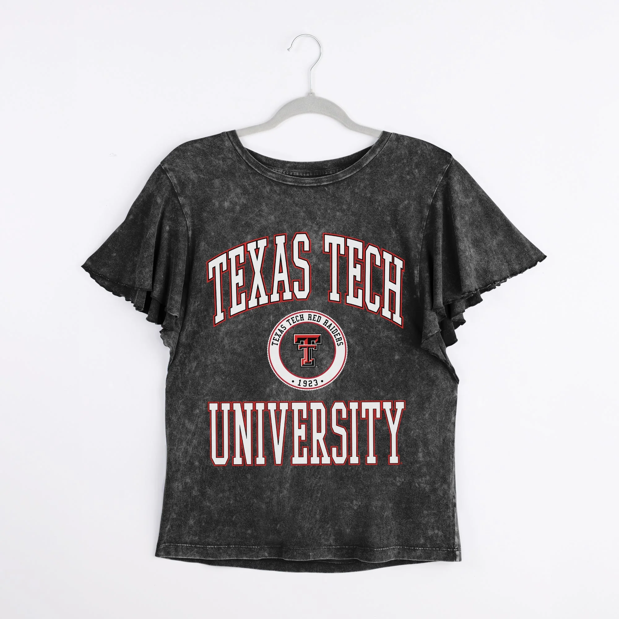 TEXAS TECH RED RAIDERS VICTORY MODE FLUTTER SLEEVE TEE IN BLACK - Image 8