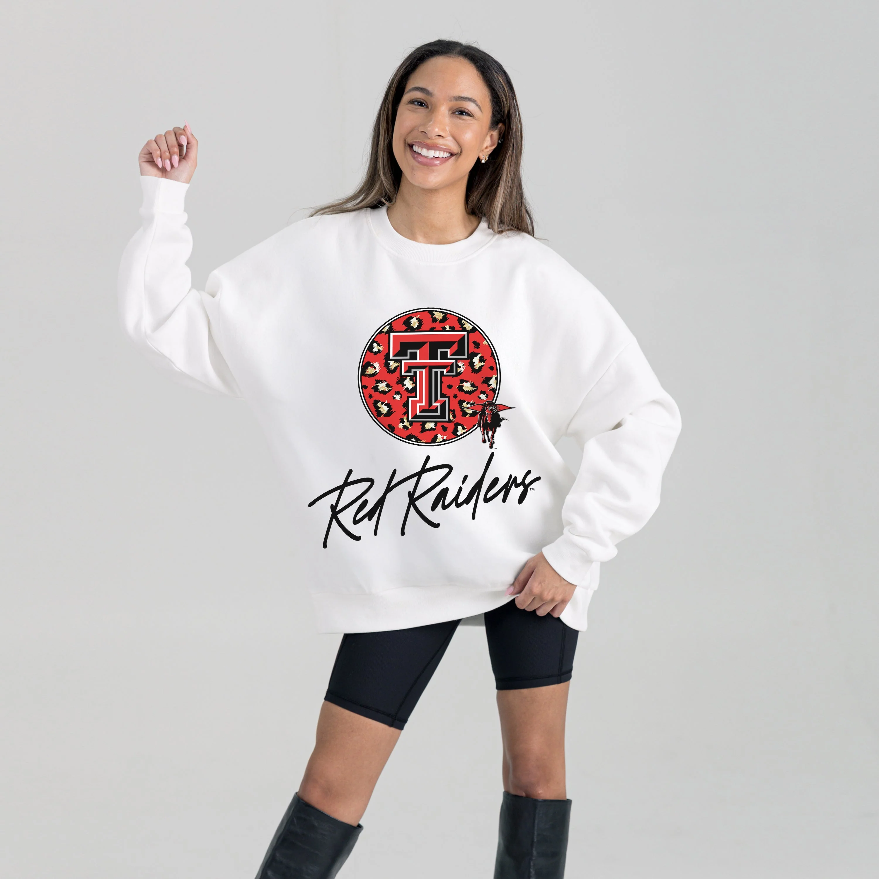 TEXAS TECH RED RAIDERS WILD BREAKTHROUGH PREMIUM FLEECE CREWNECK PULLOVER - Image 5