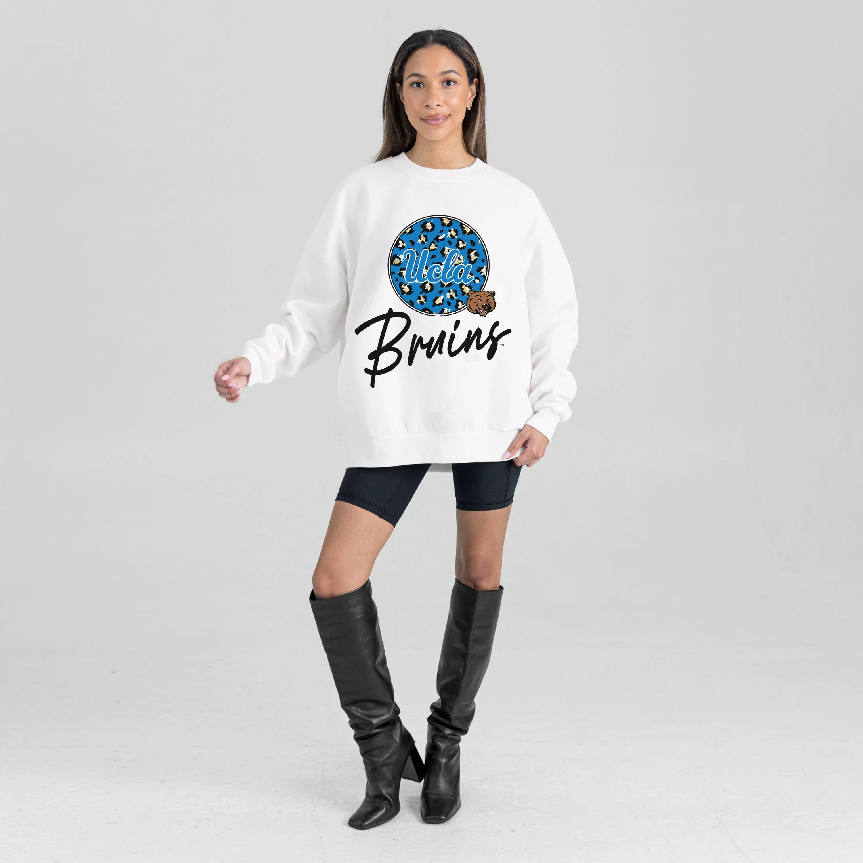 UCLA BRUINS WILD BREAKTHROUGH PREMIUM FLEECE CREWNECK PULLOVER - Image 6
