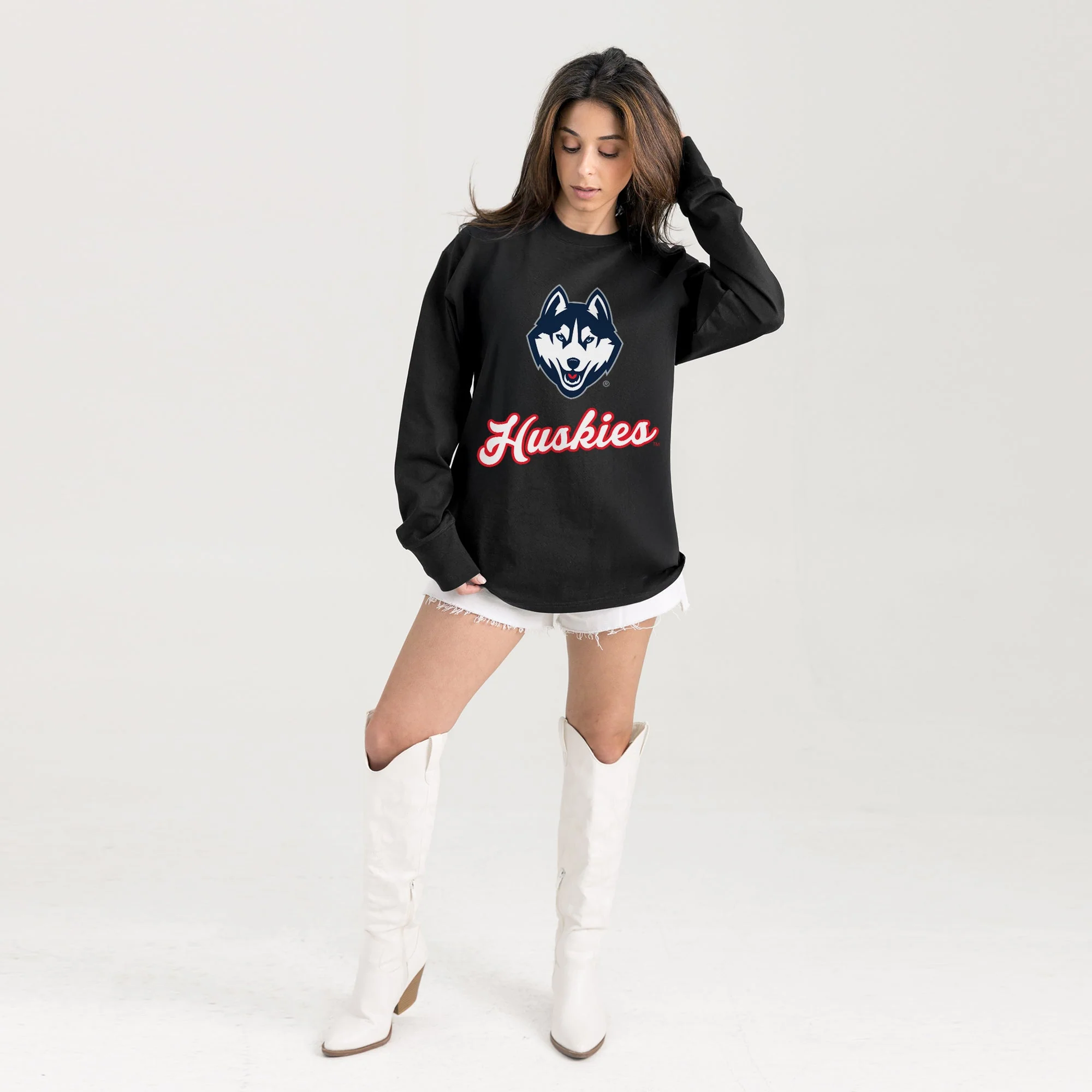 UCONN HUSKIES HONOR ROLL ESSENTIAL RELAXED FIT LONG SLEEVE TEE - Image 6