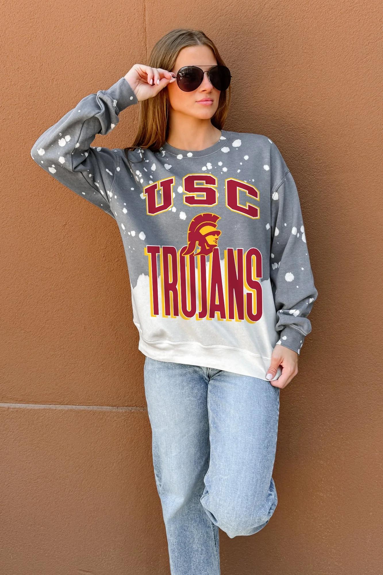USC TROJANS ARCH RIVALS LONG-SLEEVE FRENCH TERRY PULLOVER - Image 2