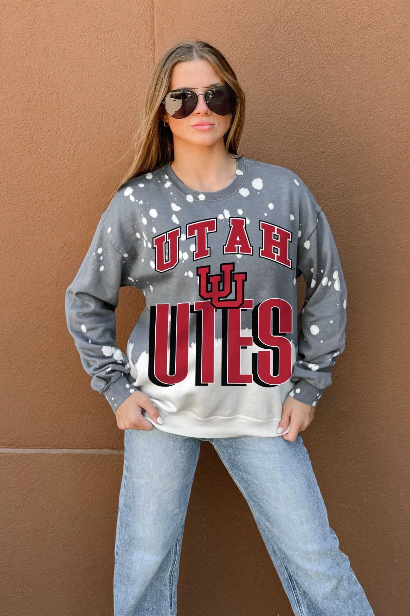 UTAH UTES ARCH RIVALS LONG-SLEEVE FRENCH TERRY PULLOVER - Image 3