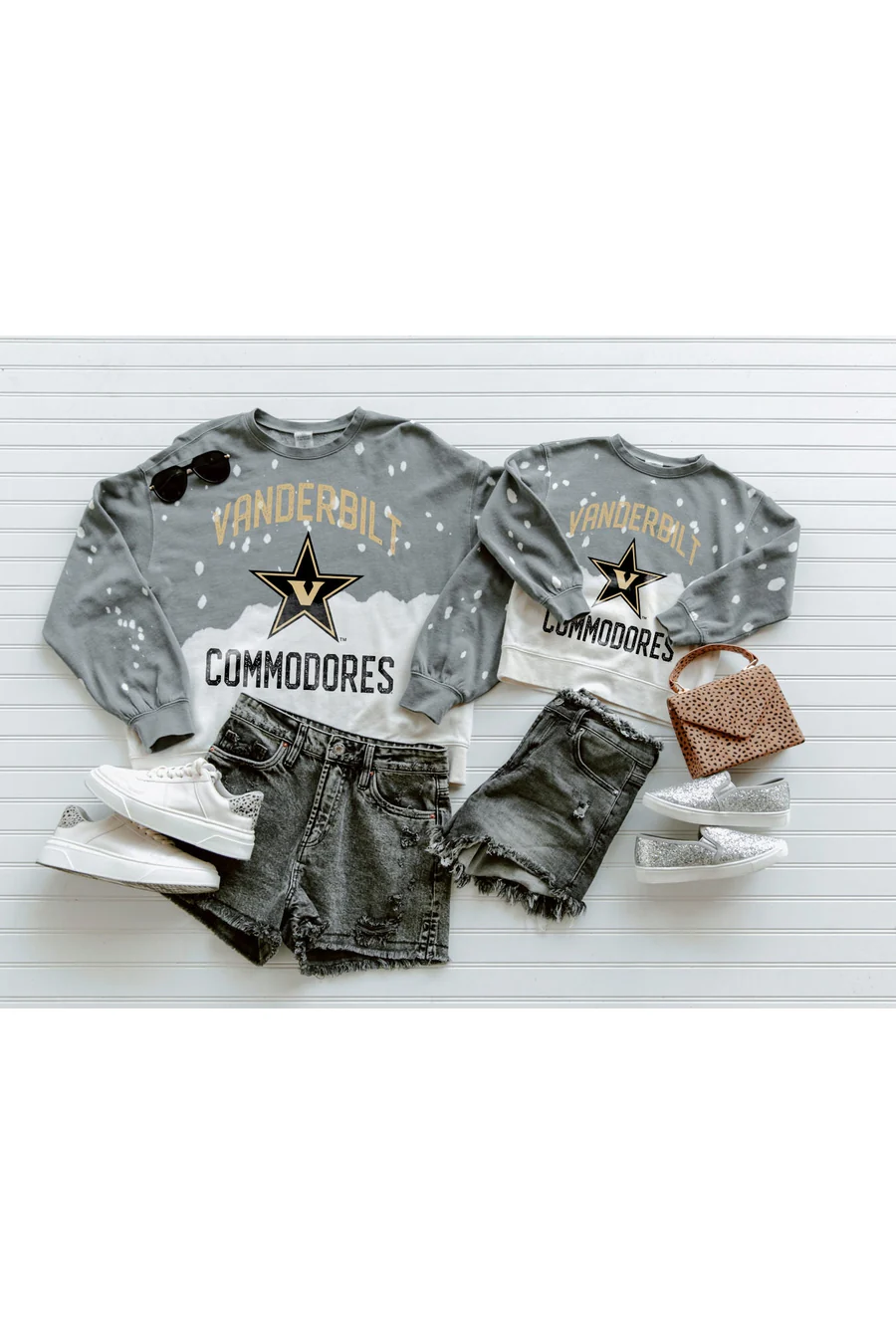 VANDERBILT COMMODORES Upcycle And Vintage Faded Wash Pullover - Image 3