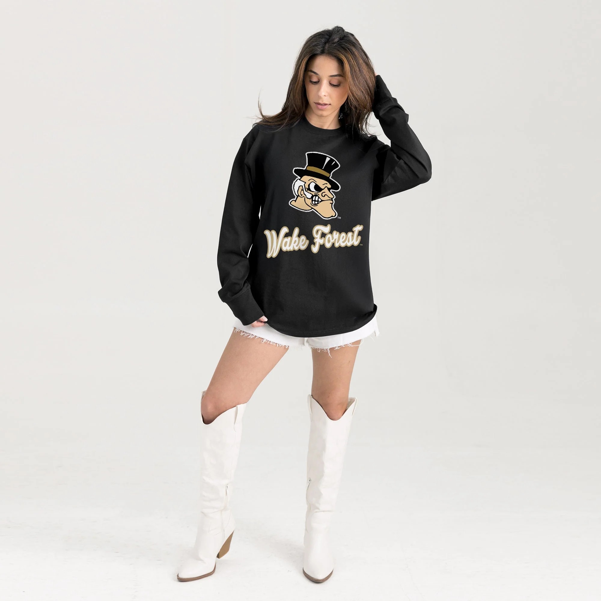 WAKE FOREST DEMON DEACONS HONOR ROLL ESSENTIAL RELAXED FIT LONG SLEEVE TEE - Image 6