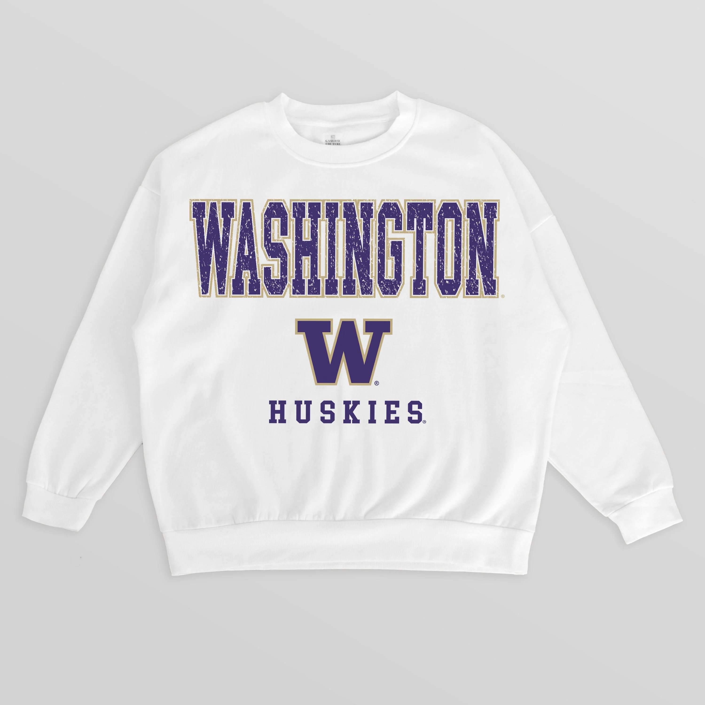 WASHINGTON HUSKIES FREESTYLE PREMIUM FLEECE CREWNECK PULLOVER - Image 6