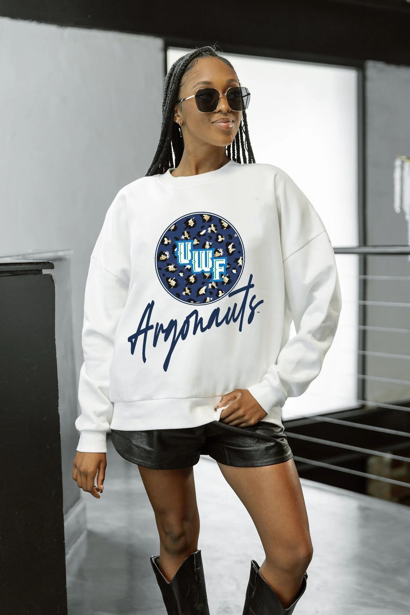 WEST FLORIDA ARGONAUTS WILD BREAKTHROUGH PREMIUM FLEECE CREWNECK PULLOVER - Image 3