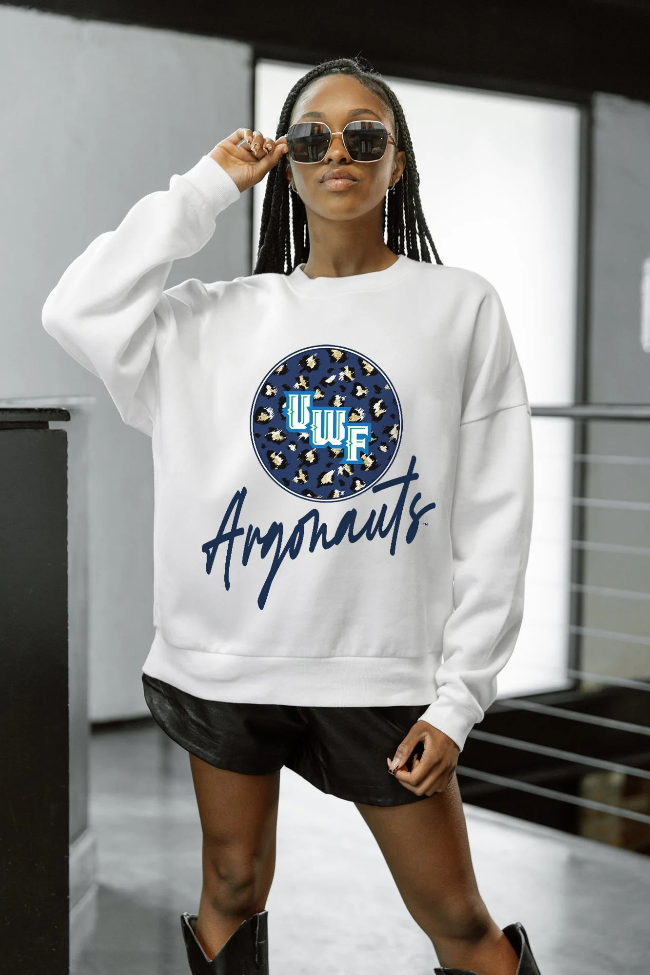 WEST FLORIDA ARGONAUTS WILD BREAKTHROUGH PREMIUM FLEECE CREWNECK PULLOVER - Image 4