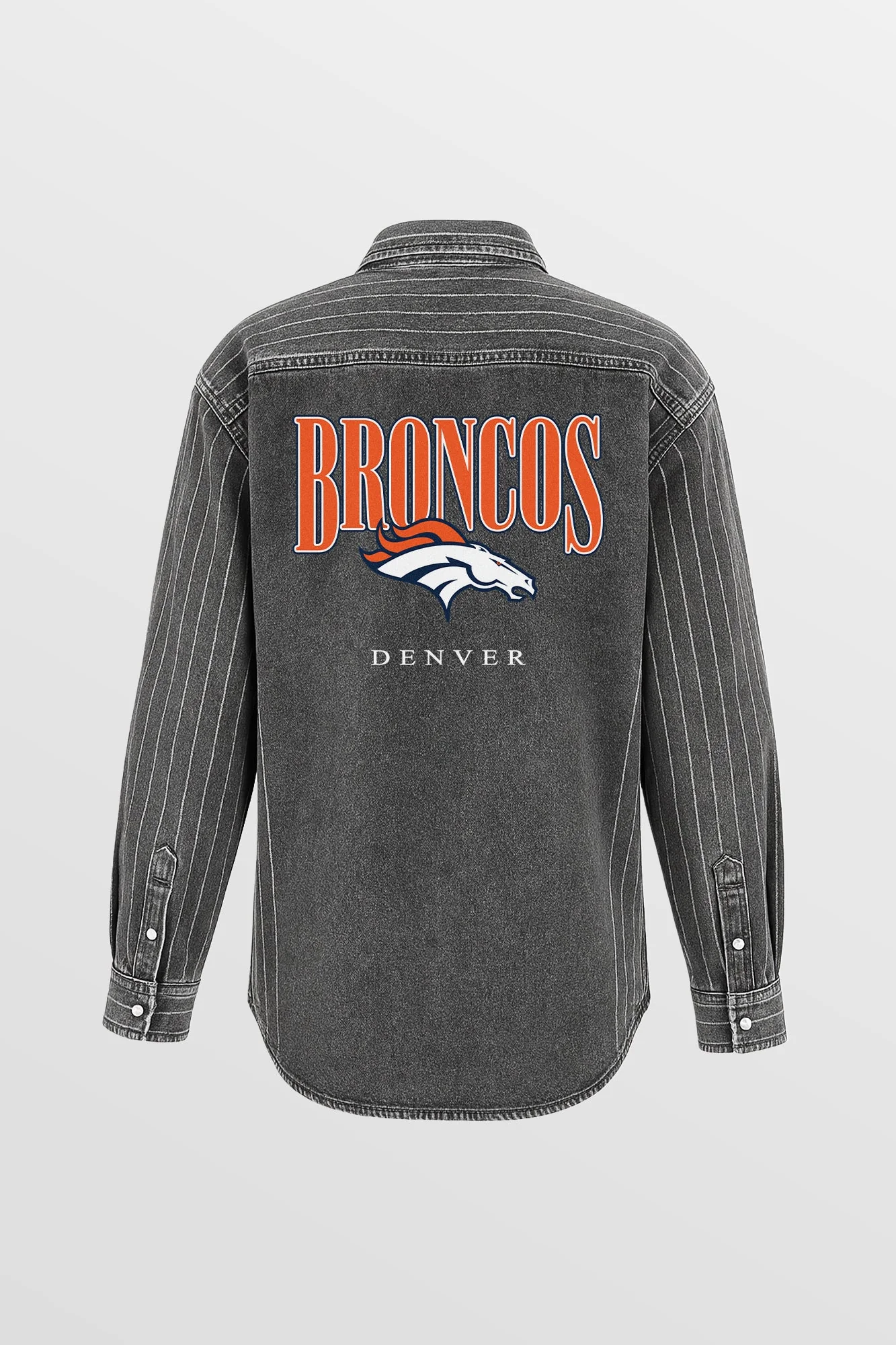 DENVER BRONCOS END ZONE ENERGY MICRO-RHINESTONE OVERSHIRT BY RANDI MAHOMES - Image 4