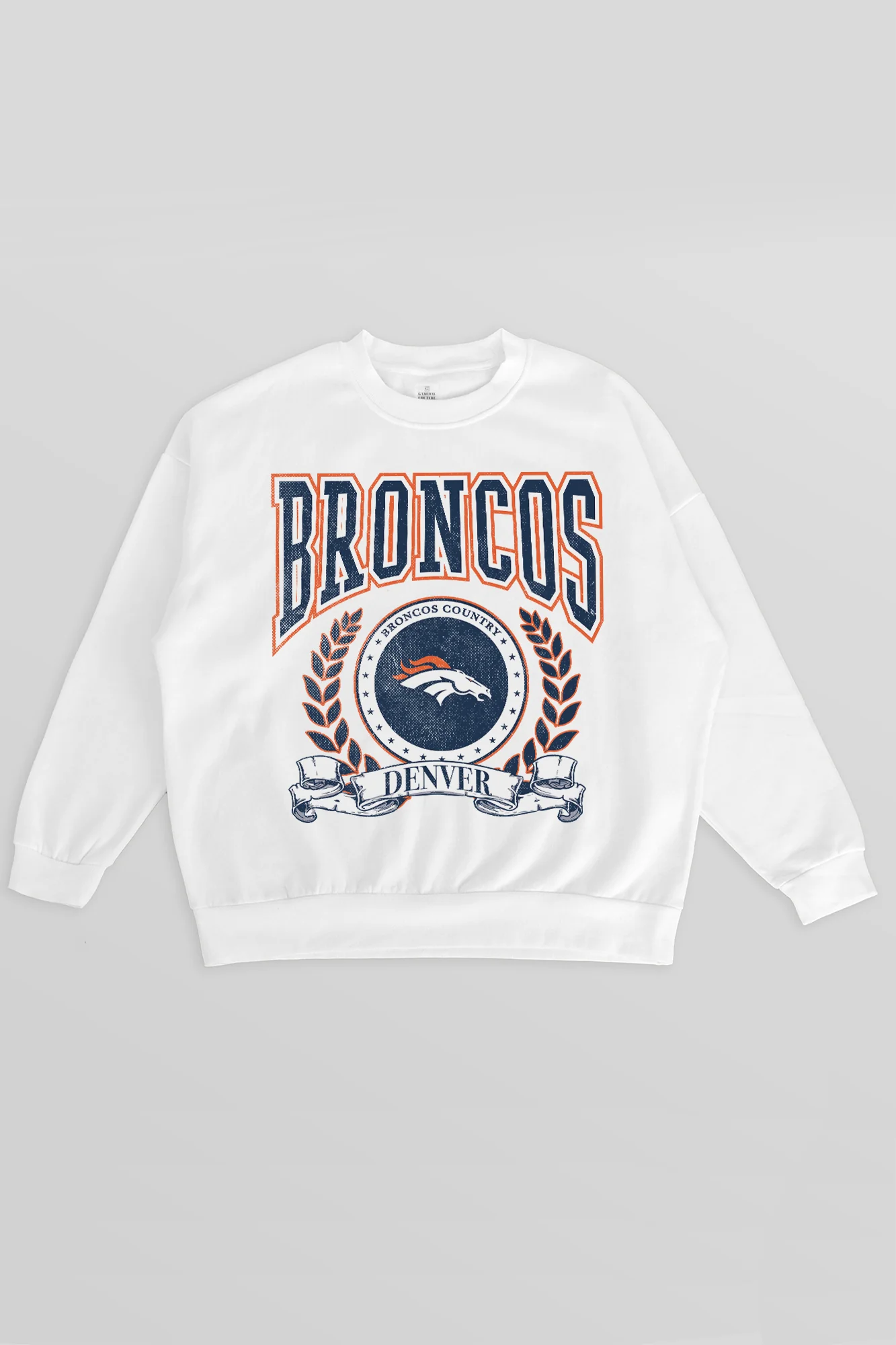 DENVER BRONCOS STAY COOL PREMIUM FLEECE CREWNECK PULLOVER - Image 5