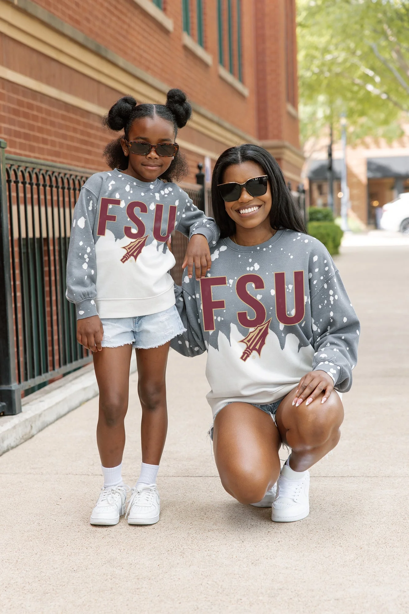 FLORIDA STATE SEMINOLES CASUAL FAN KIDS FADED WASH CREWNECK PULLOVER - Image 3