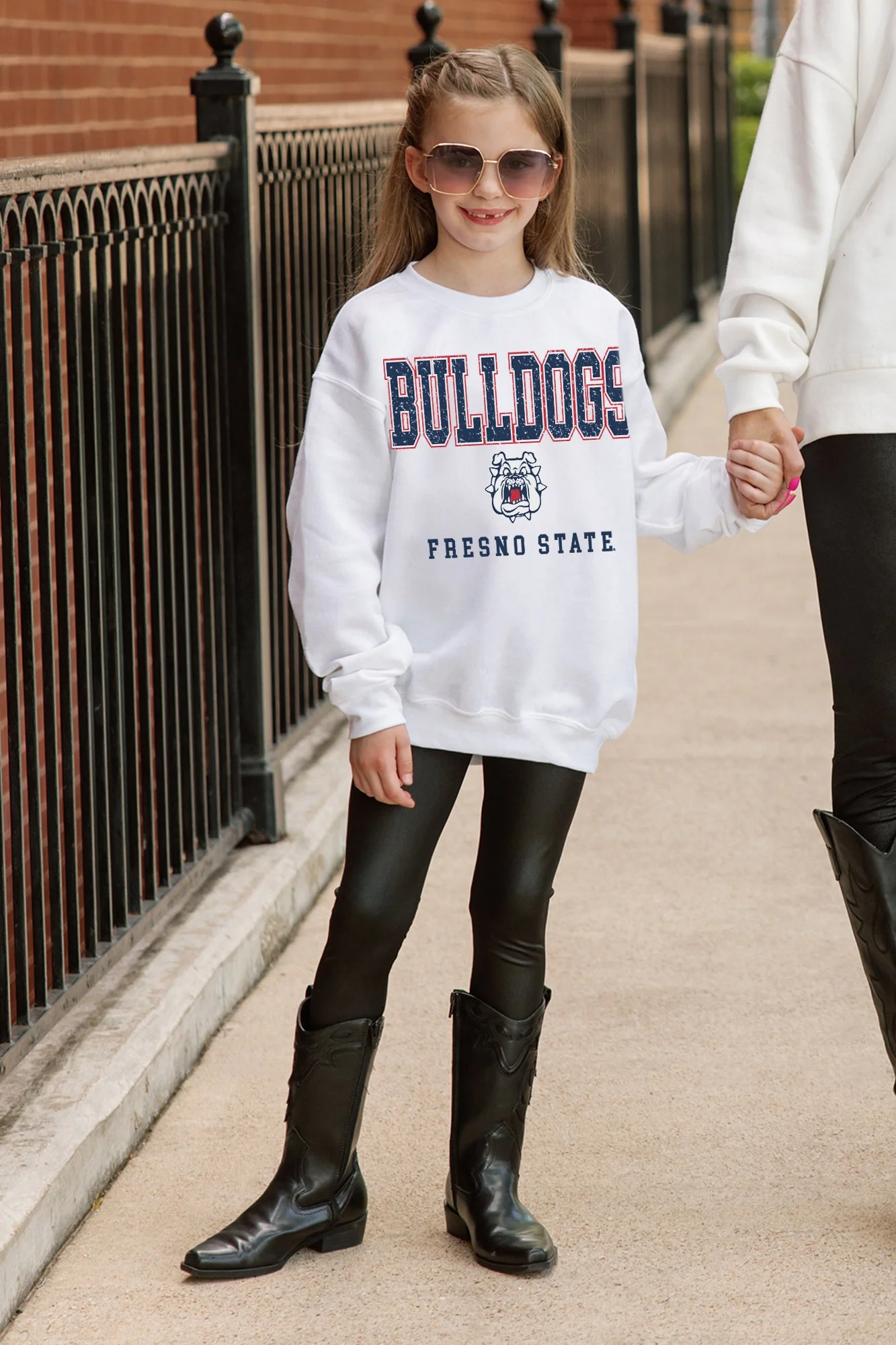 FRESNO STATE BULLDOGS FREESTYLE YOUTH PREMIUM FLEECE SWEATSHIRT - Image 3