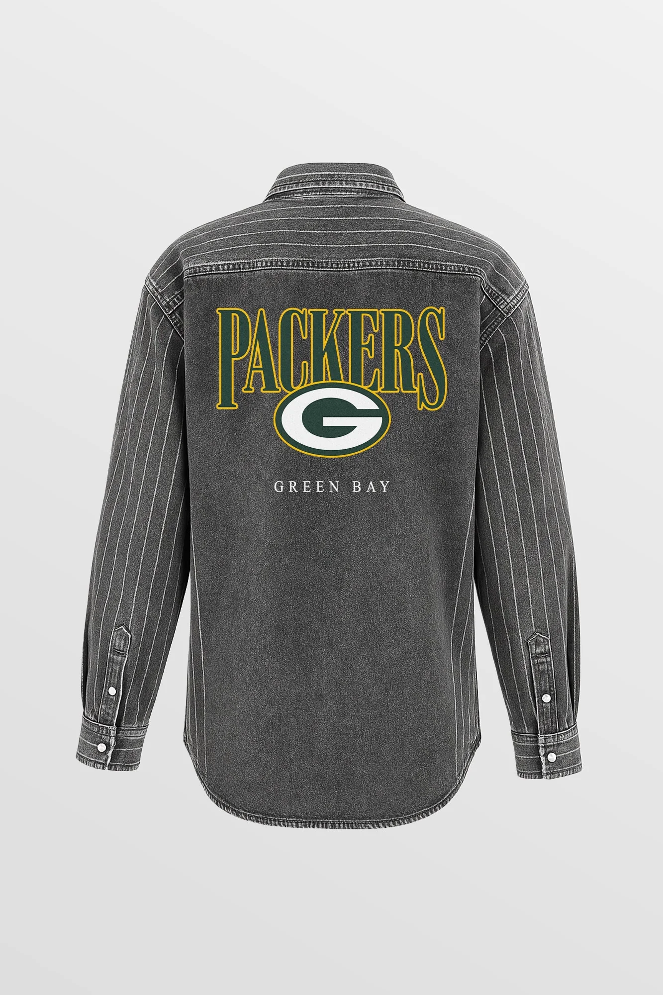 GREEN BAY PACKERS END ZONE ENERGY MICRO-RHINESTONE OVERSHIRT BY RANDI MAHOMES - Image 4