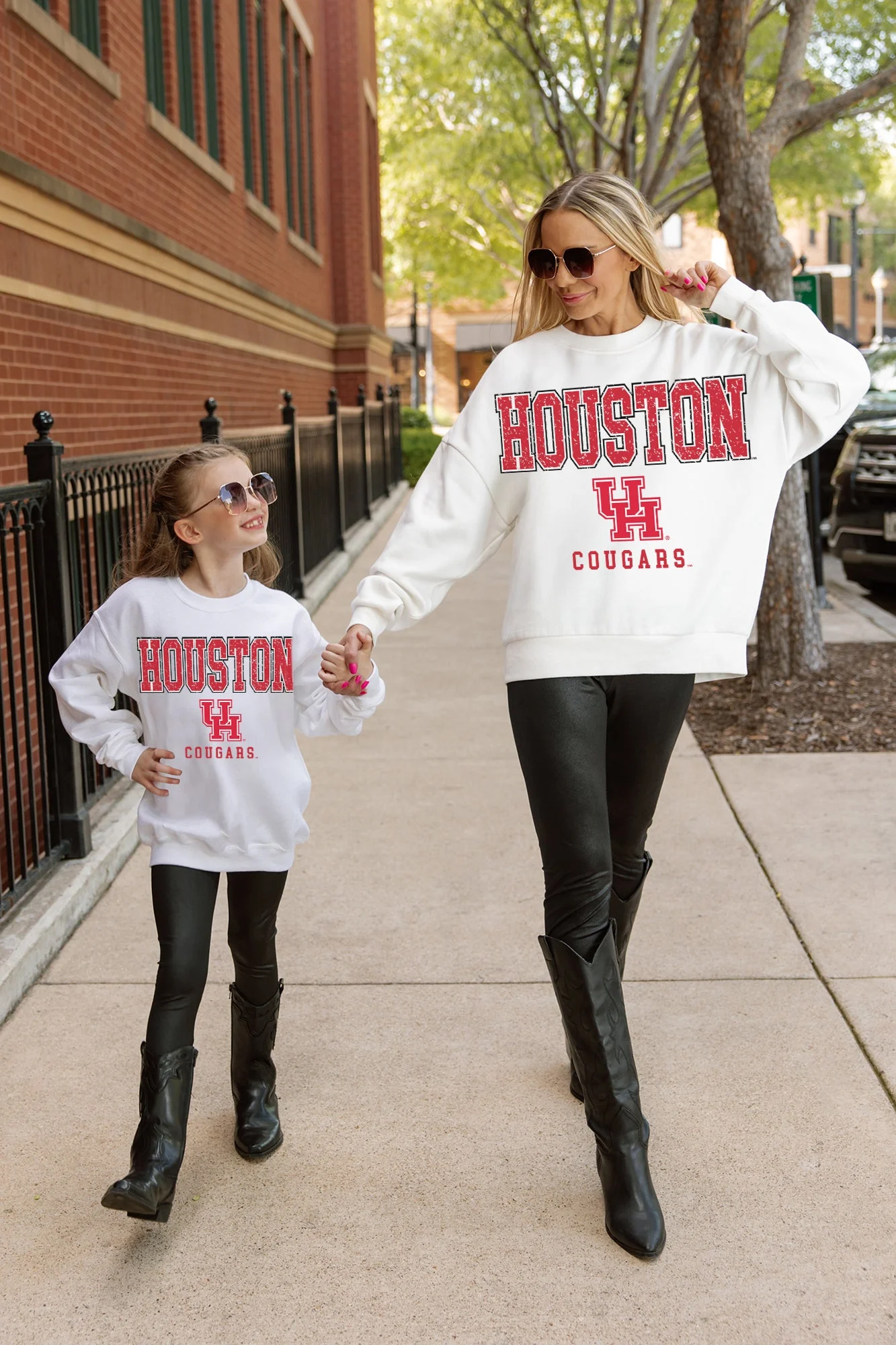 HOUSTON COUGARS FREESTYLE YOUTH PREMIUM FLEECE SWEATSHIRT - Image 4
