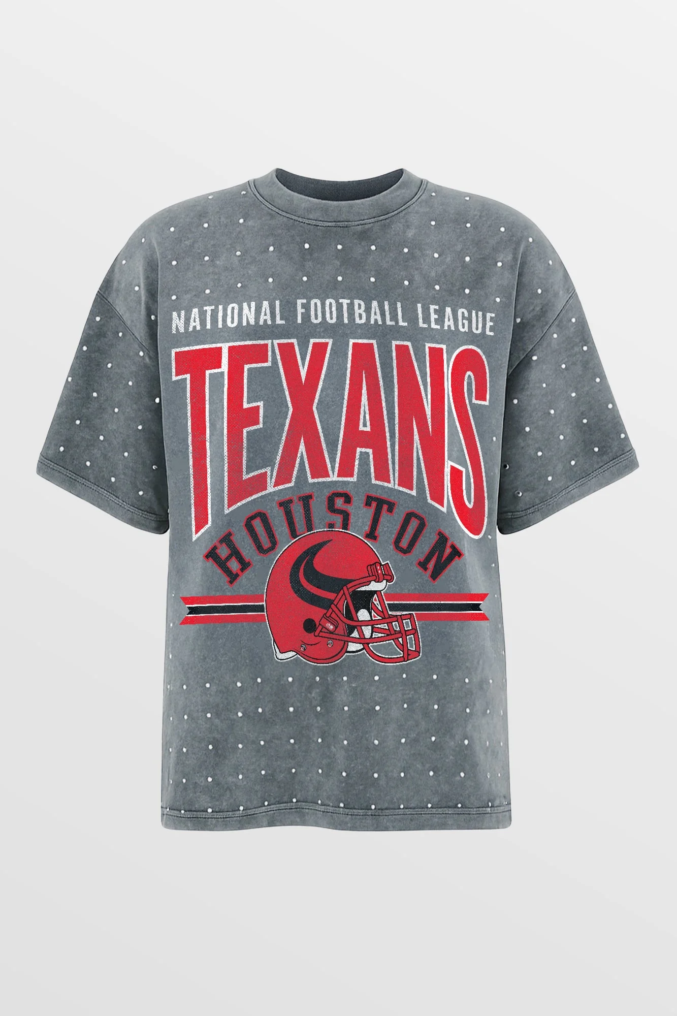 HOUSTON TEXANS PRIME SHINE MINI RHINESTONE SHORT SLEEVE CLASSIC TEE BY RANDI MAHOMES - Image 4