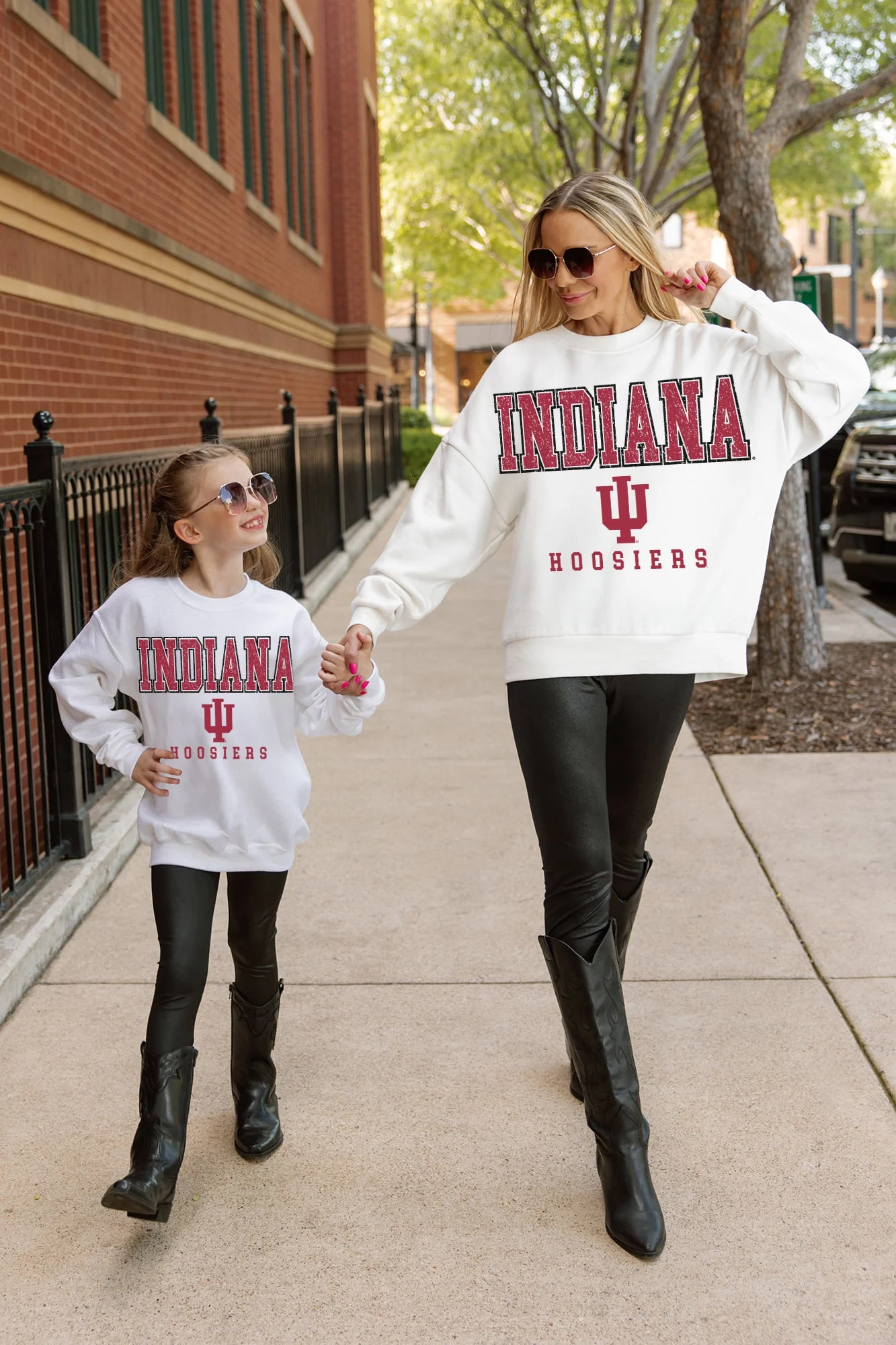 INDIANA HOOSIERS FREESTYLE YOUTH PREMIUM FLEECE SWEATSHIRT - Image 4