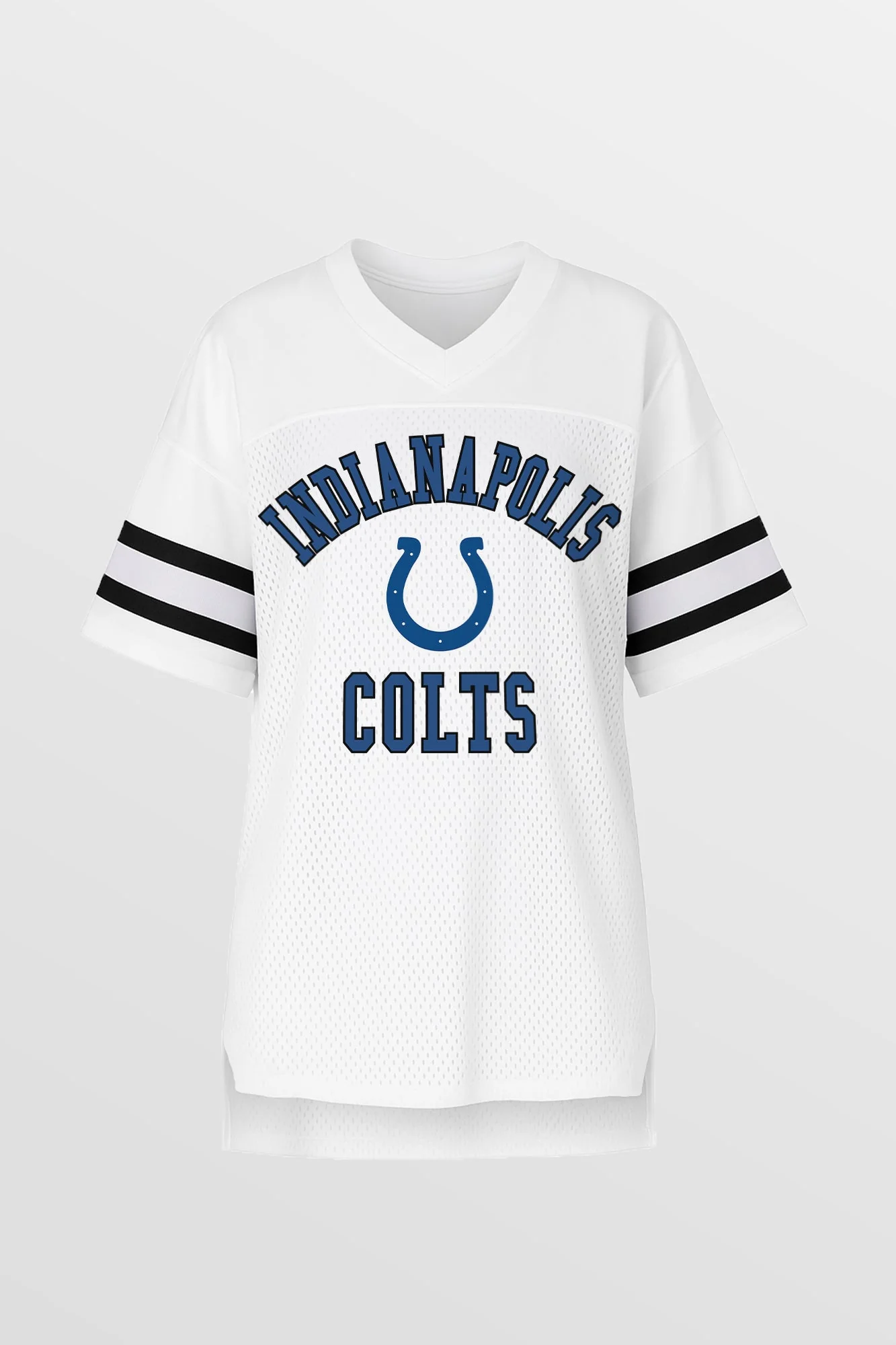 INDIANAPOLIS COLTS NEXT DOWN ICONIC OVERSIZED FASHION JERSEY BY RANDI MAHOMES