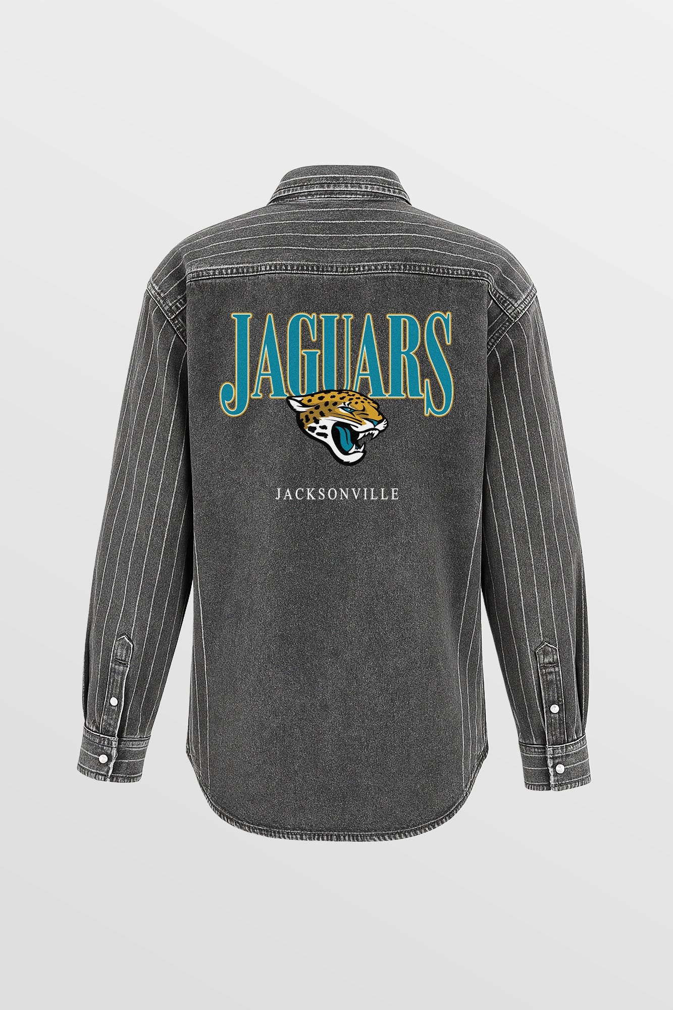 JACKSONVILLE JAGUARS END ZONE ENERGY MICRO-RHINESTONE OVERSHIRT BY RANDI MAHOMES - Image 4