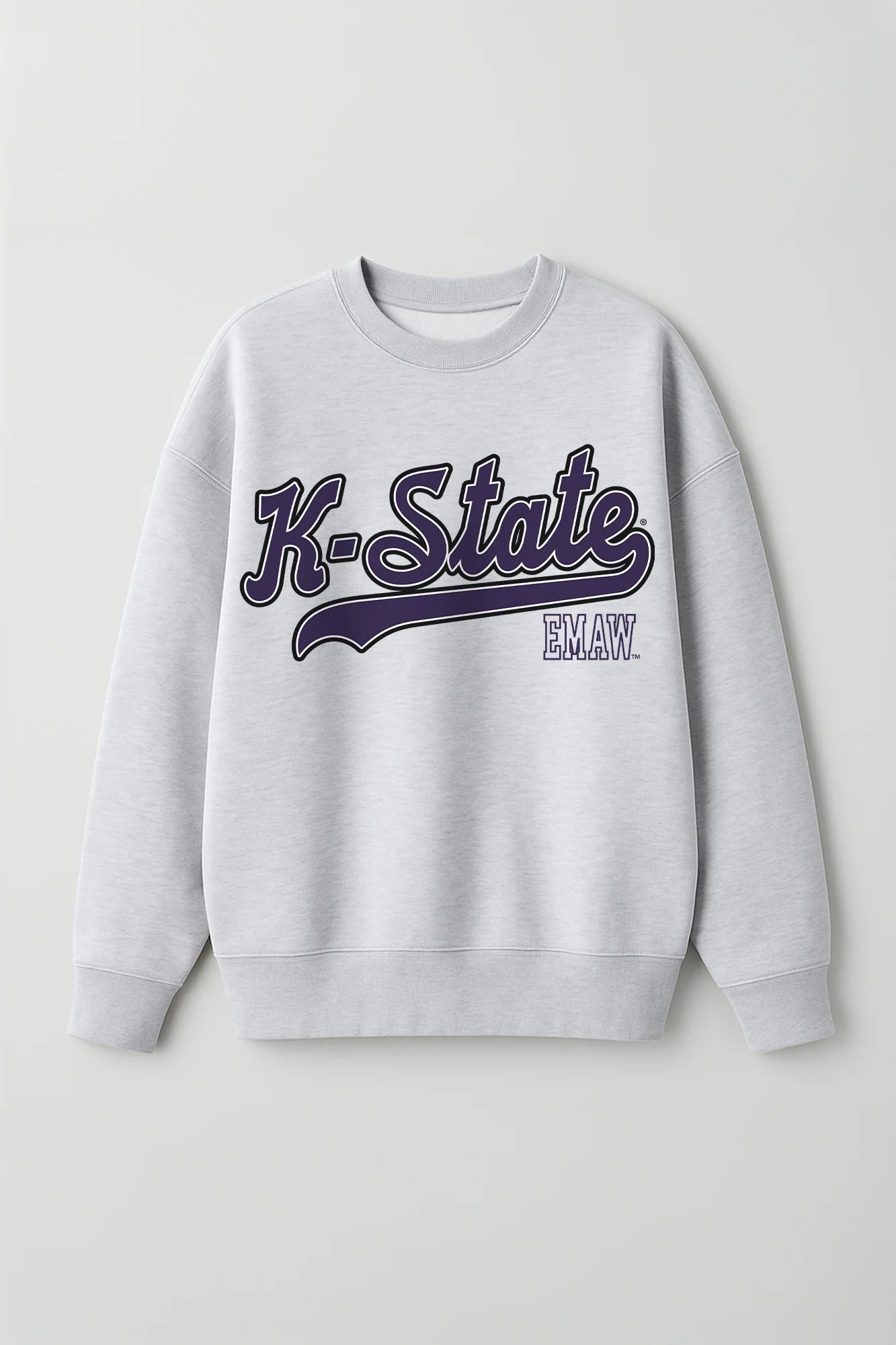 KANSAS STATE WILDCATS CLASSIC WIN PREMIUM FLEECE CREWNECK PULLOVER - Image 6