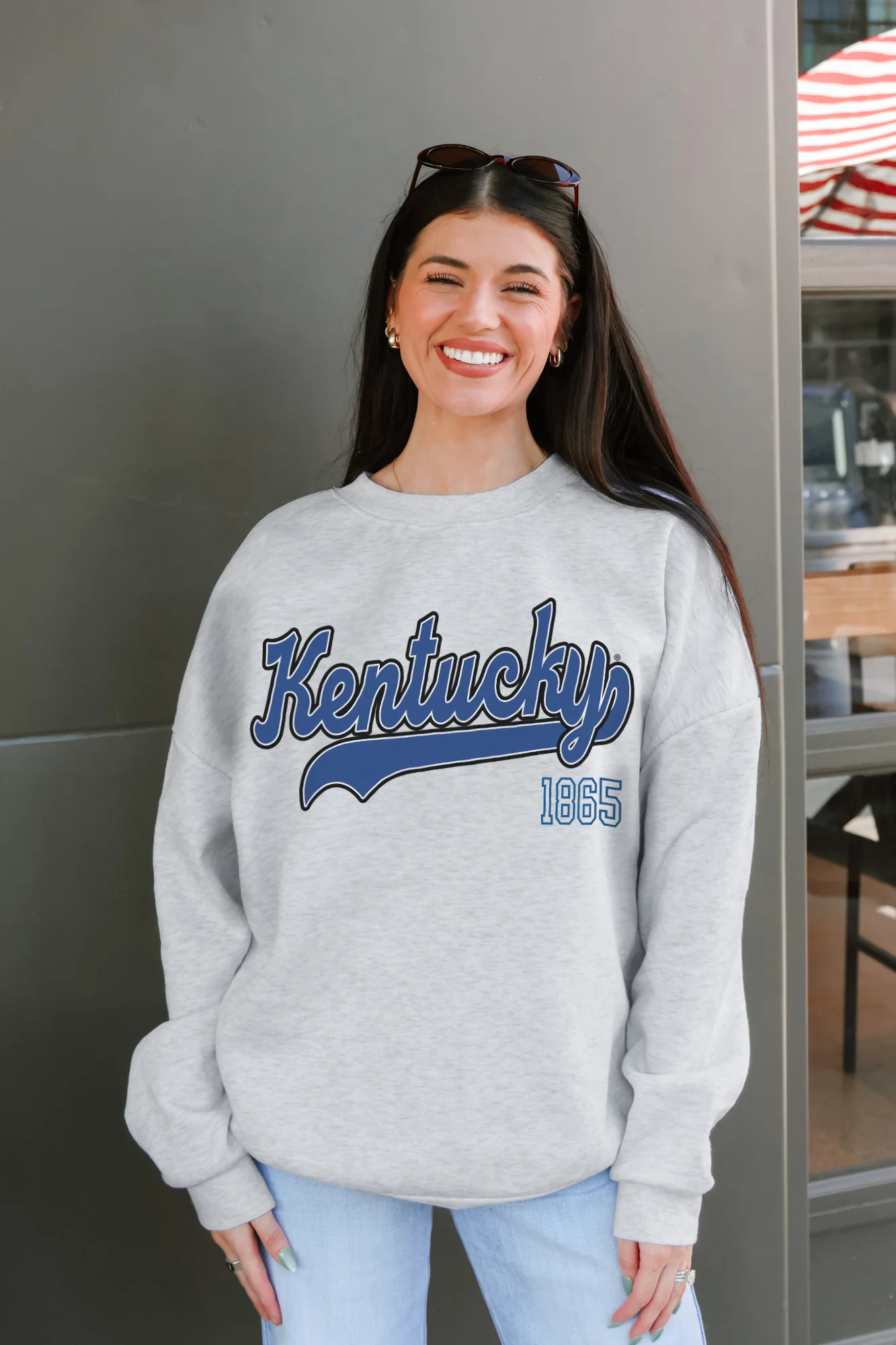 KENTUCKY WILDCATS CLASSIC WIN PREMIUM FLEECE CREWNECK PULLOVER