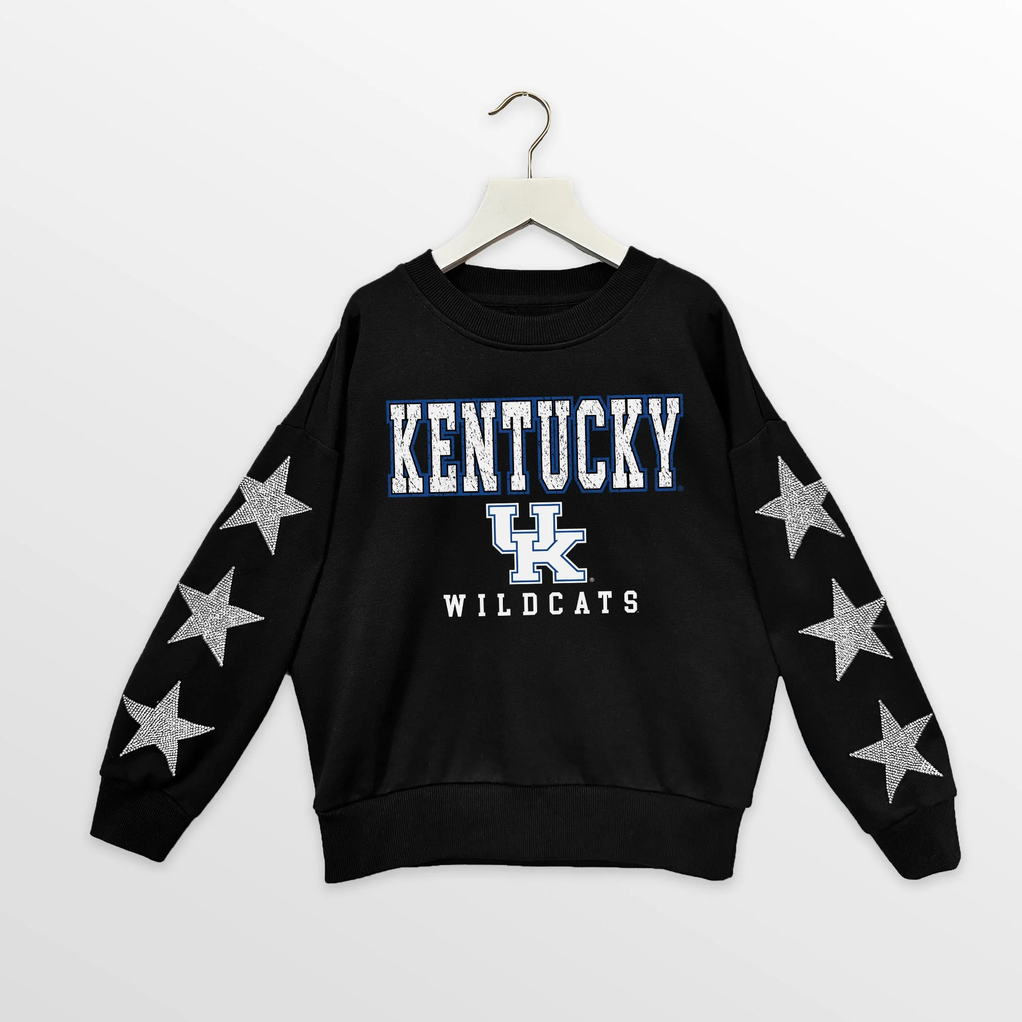 KENTUCKY WILDCATS VELOCITY KIDS STAR SLEEVE CREWNECK PULLOVER - Image 7