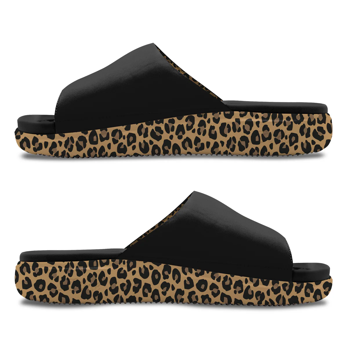 LSU Tigers Cheetah Dip Motive Slide Sandles - Image 3