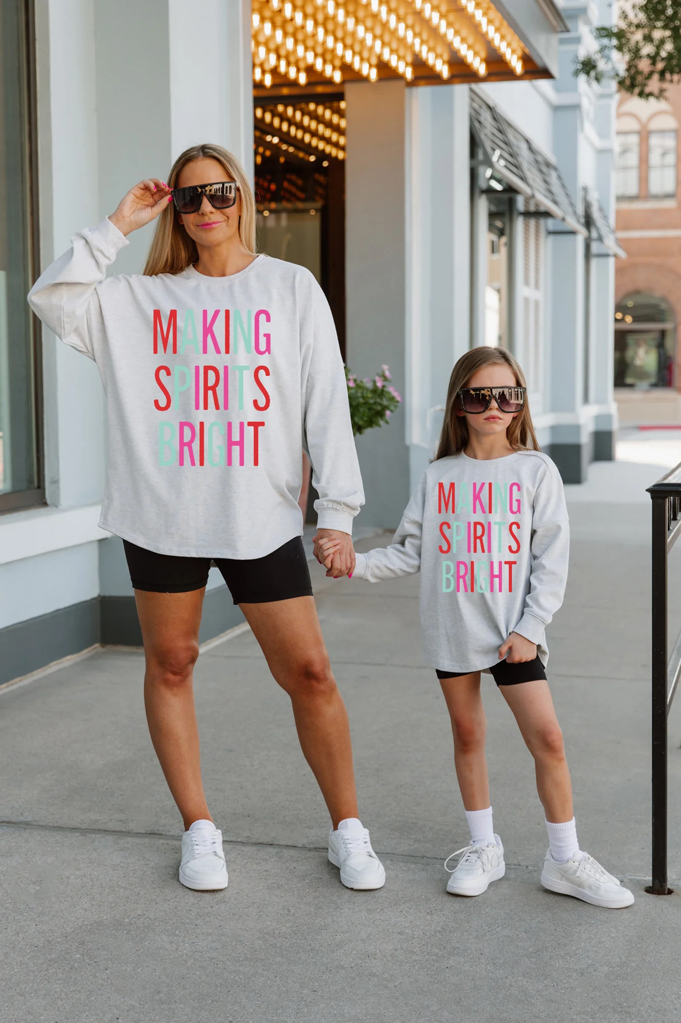 MAKING SPRITS BRIGHT DROP SHOULDER LONG SLEEVE PULLOVER FOR KIDS - Image 2