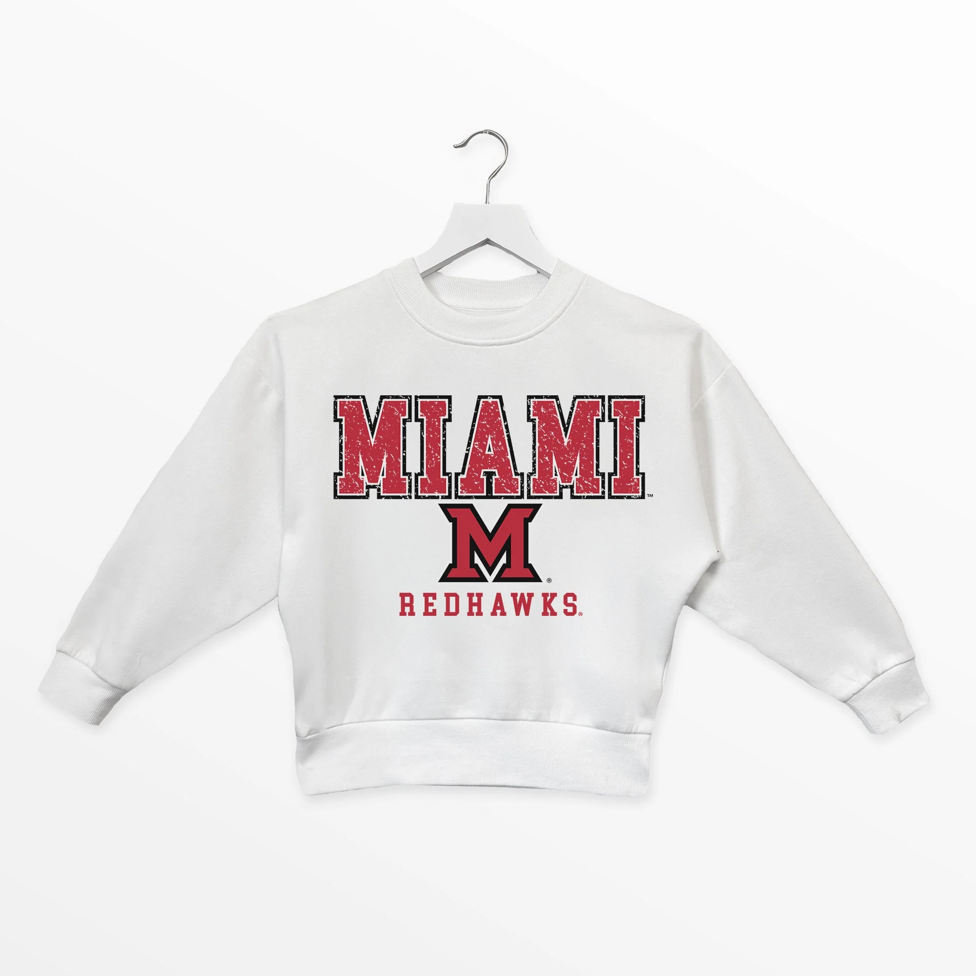 MIAMI OF OHIO REDHAWKS FREESTYLE YOUTH PREMIUM FLEECE SWEATSHIRT - Image 5