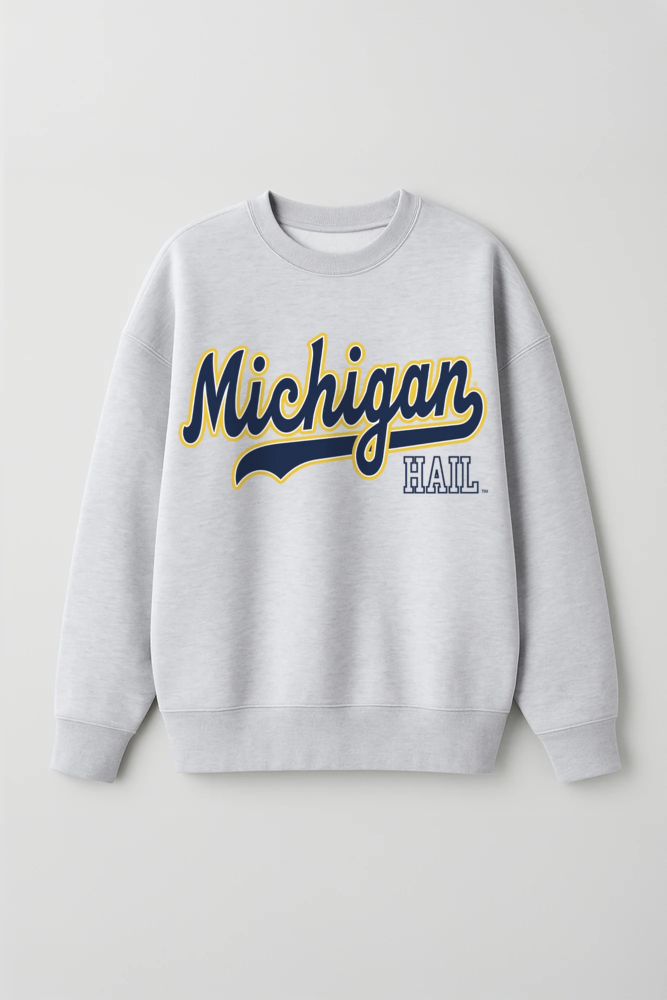MICHIGAN WOLVERINES CLASSIC WIN PREMIUM FLEECE CREWNECK PULLOVER - Image 6