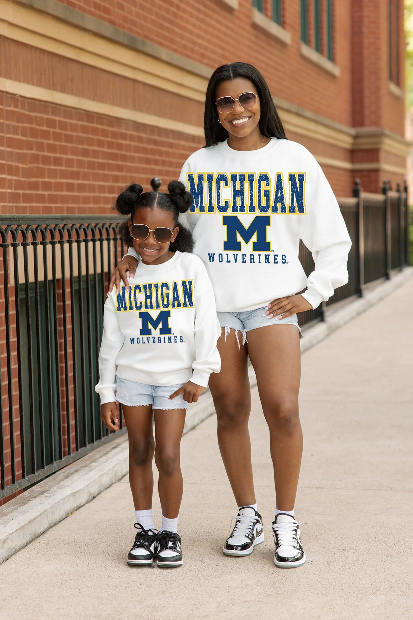 MICHIGAN WOLVERINES FREESTYLE YOUTH PREMIUM FLEECE SWEATSHIRT - Image 2