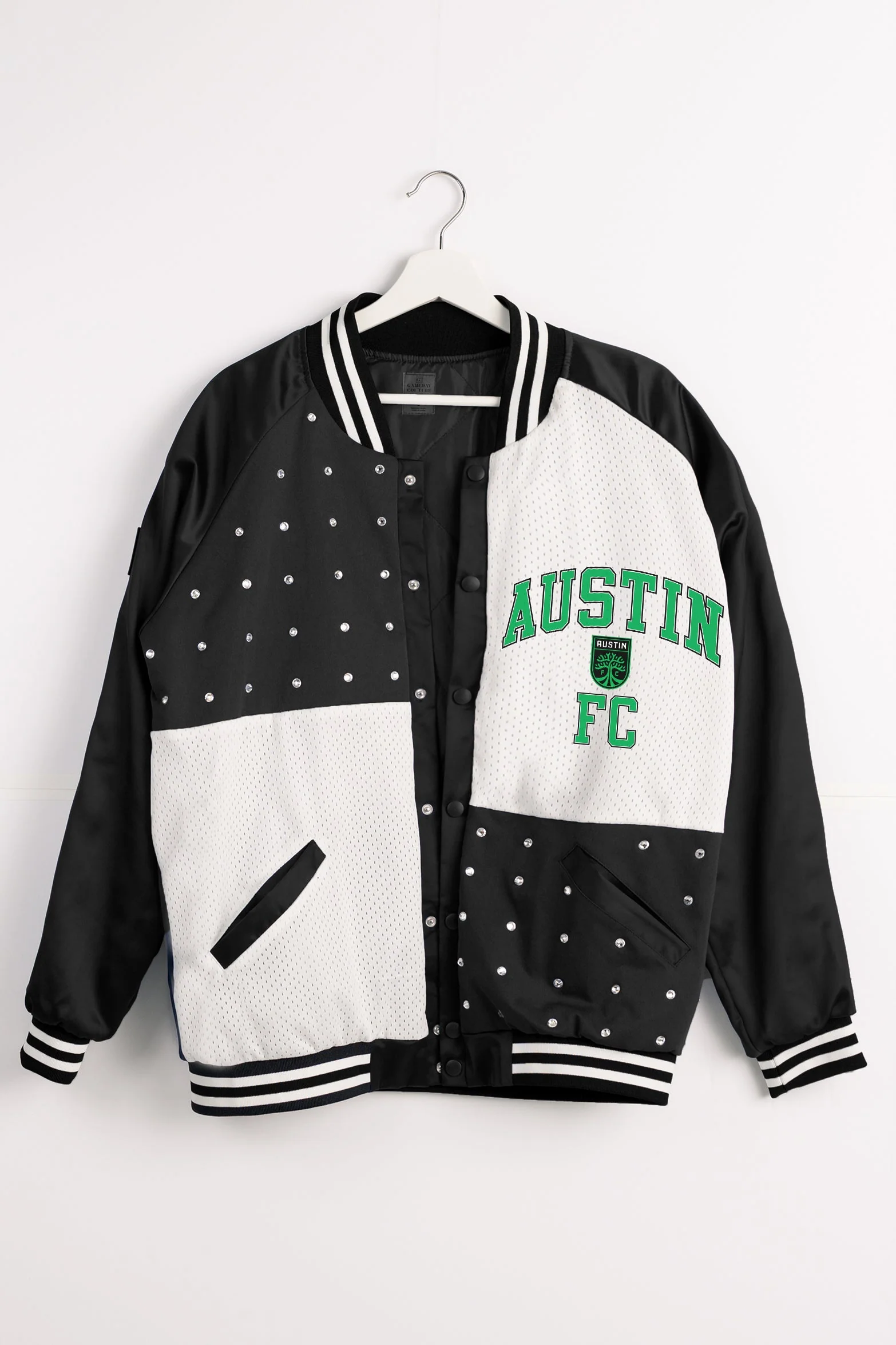 AUSTIN FC REFINED RIVALRY THROWBACK VARSITY BOMBER JACKET - Image 8