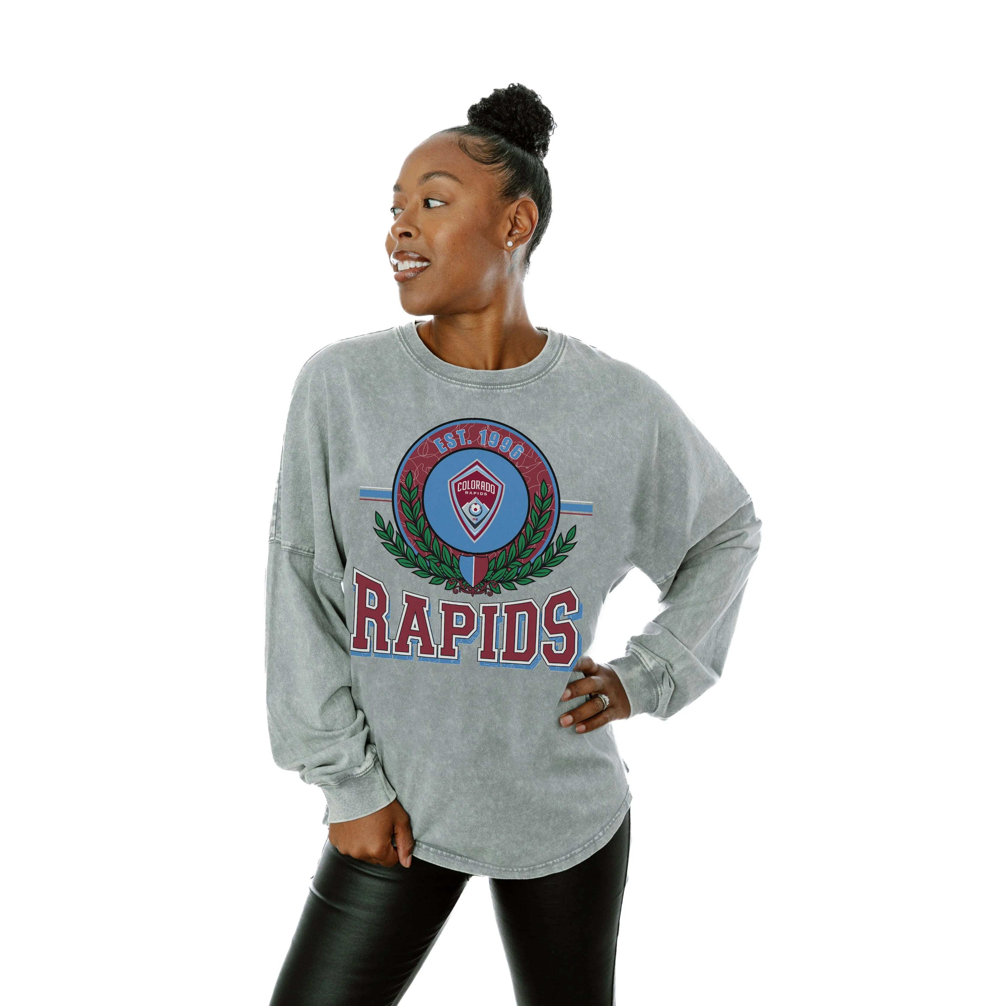COLORADO RAPIDS Goal Oriented Faded Wash Pullover - Image 2