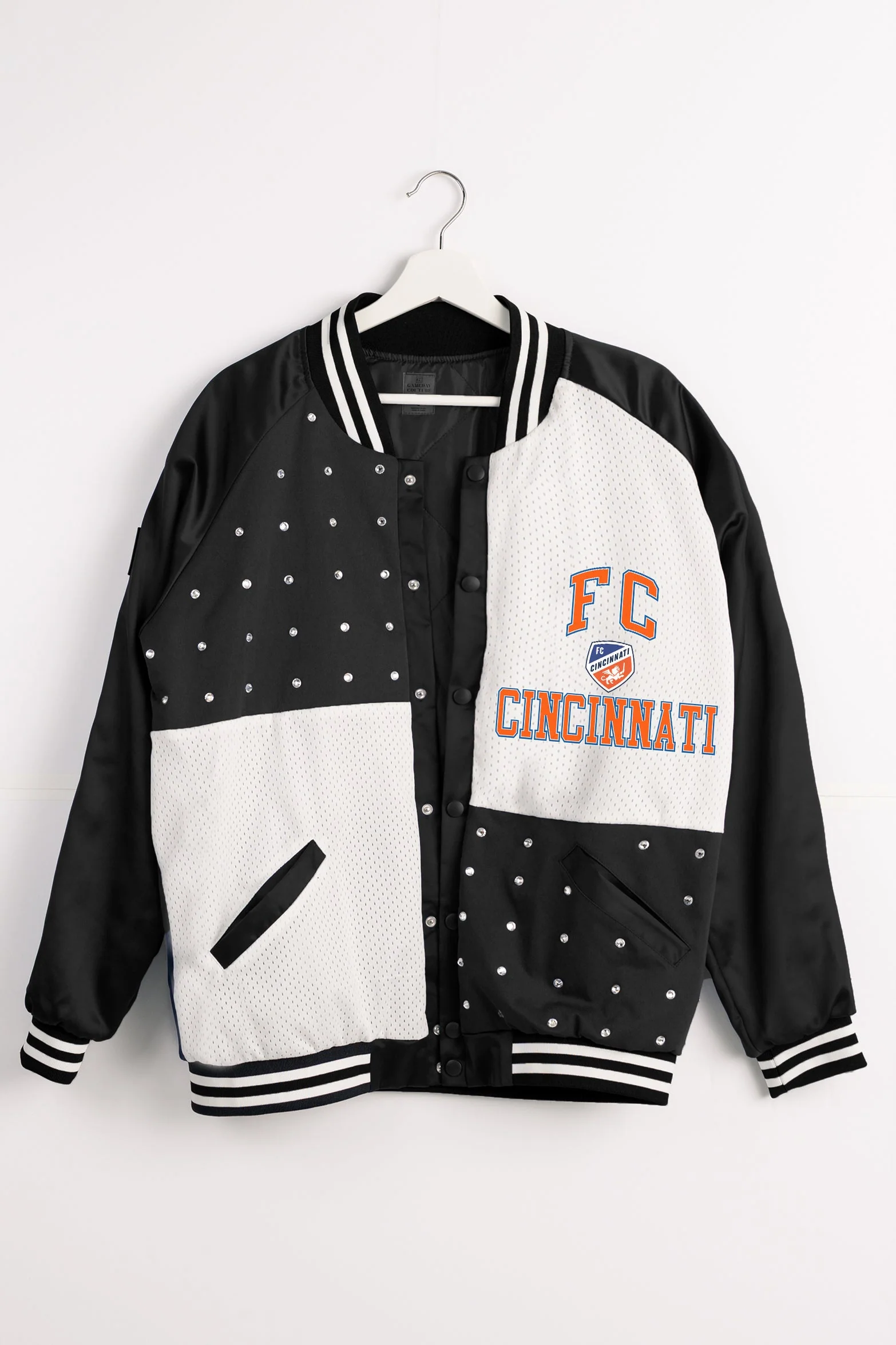 FC CINCINNATI REFINED RIVALRY THROWBACK VARSITY BOMBER JACKET - Image 8
