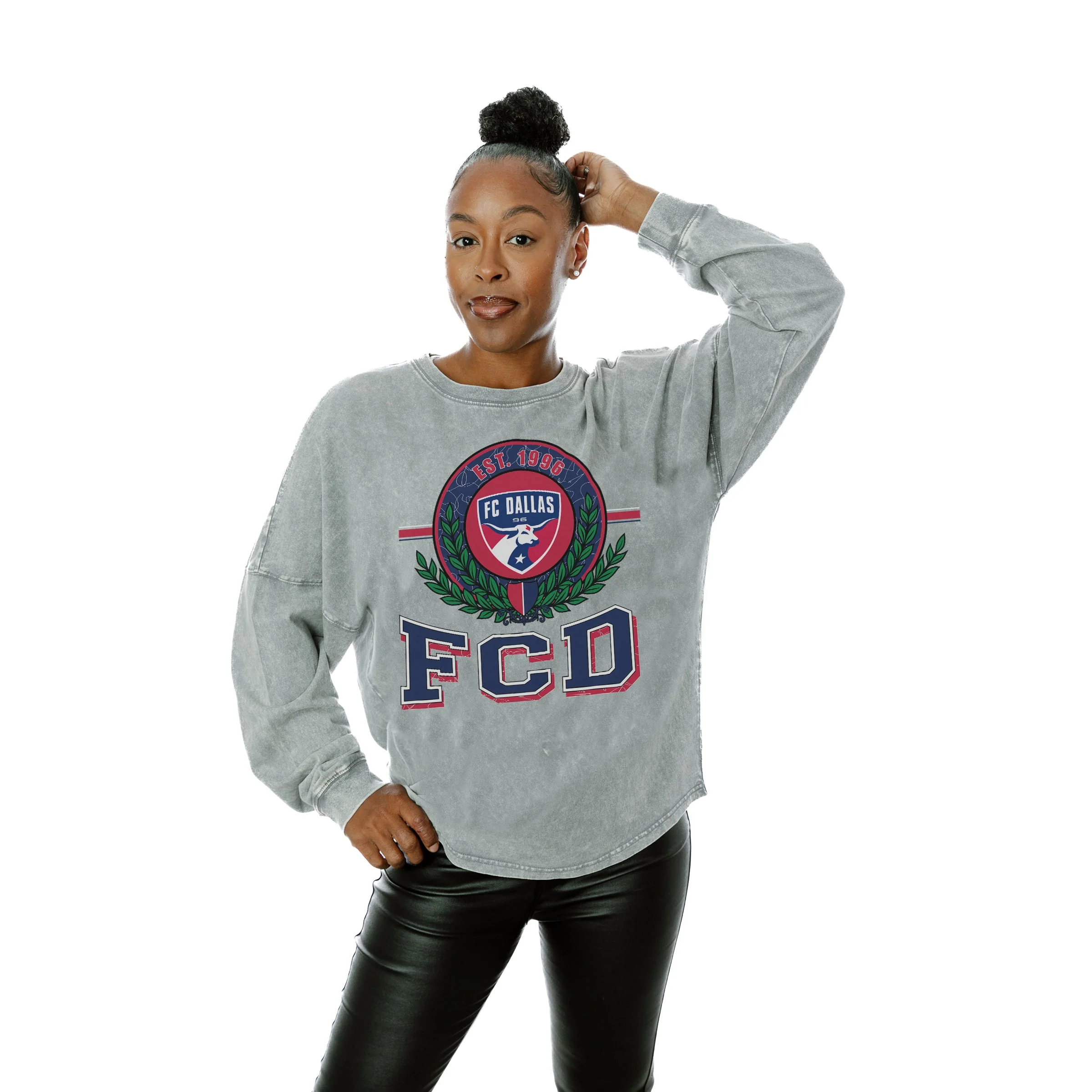 FC DALLAS Goal Oriented Faded Wash Pullover - Image 3