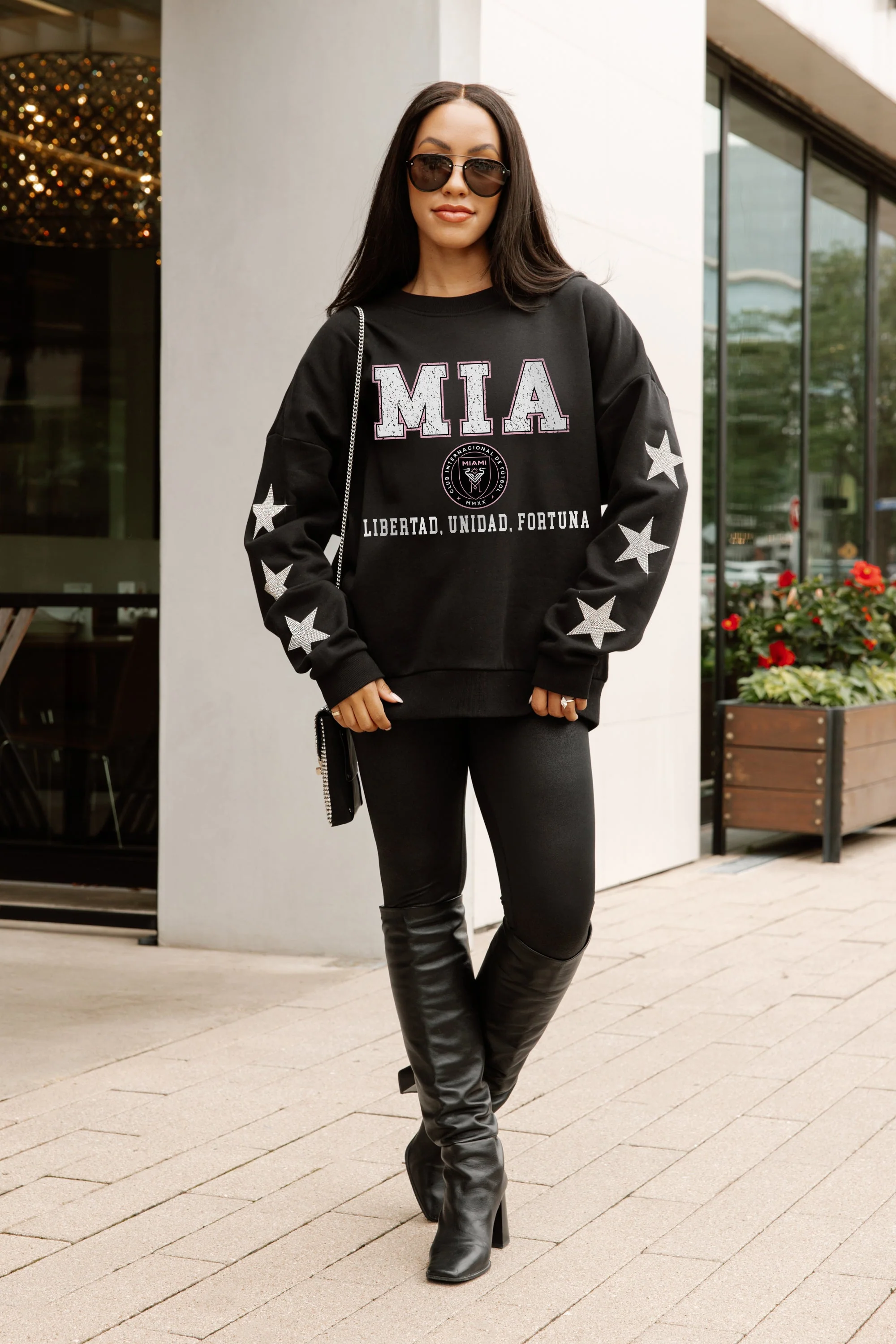 INTER MIAMI CF VELOCITY STAR EMBELLISHED CREW SWEATSHIRT - Image 4