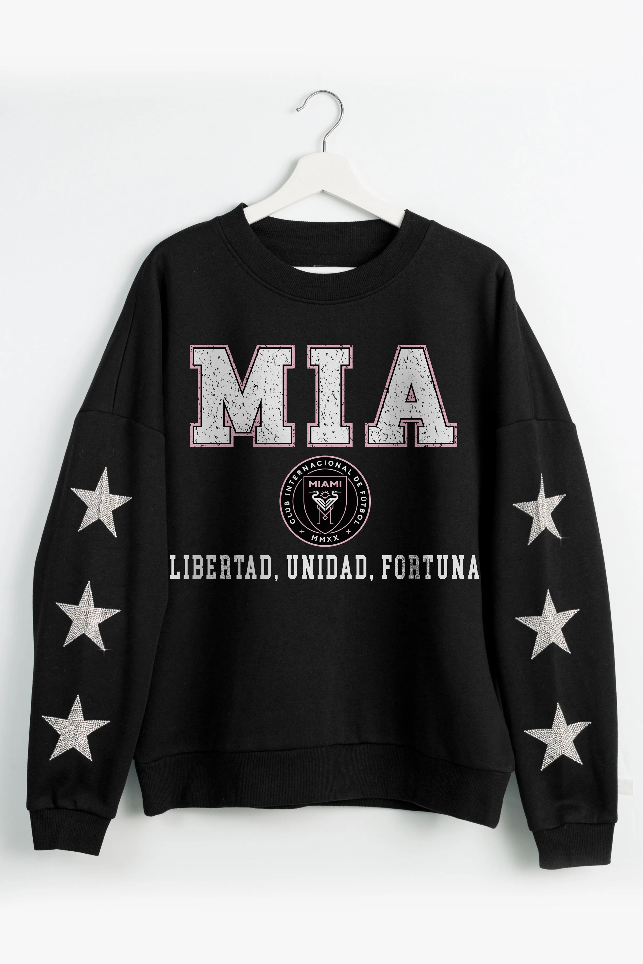 INTER MIAMI CF VELOCITY STAR EMBELLISHED CREW SWEATSHIRT - Image 8