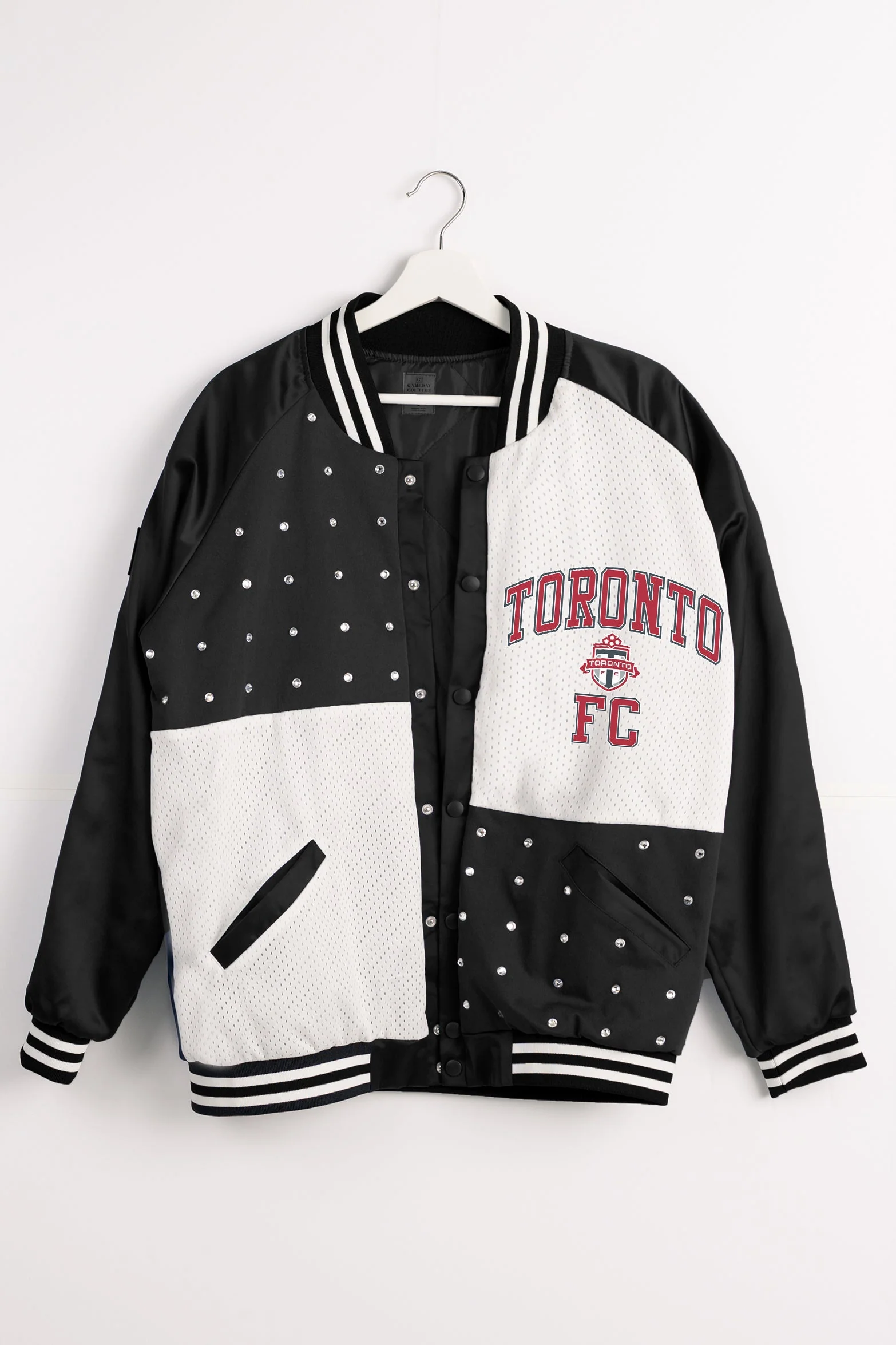 TORONTO FC REFINED RIVALRY THROWBACK VARSITY BOMBER JACKET - Image 7