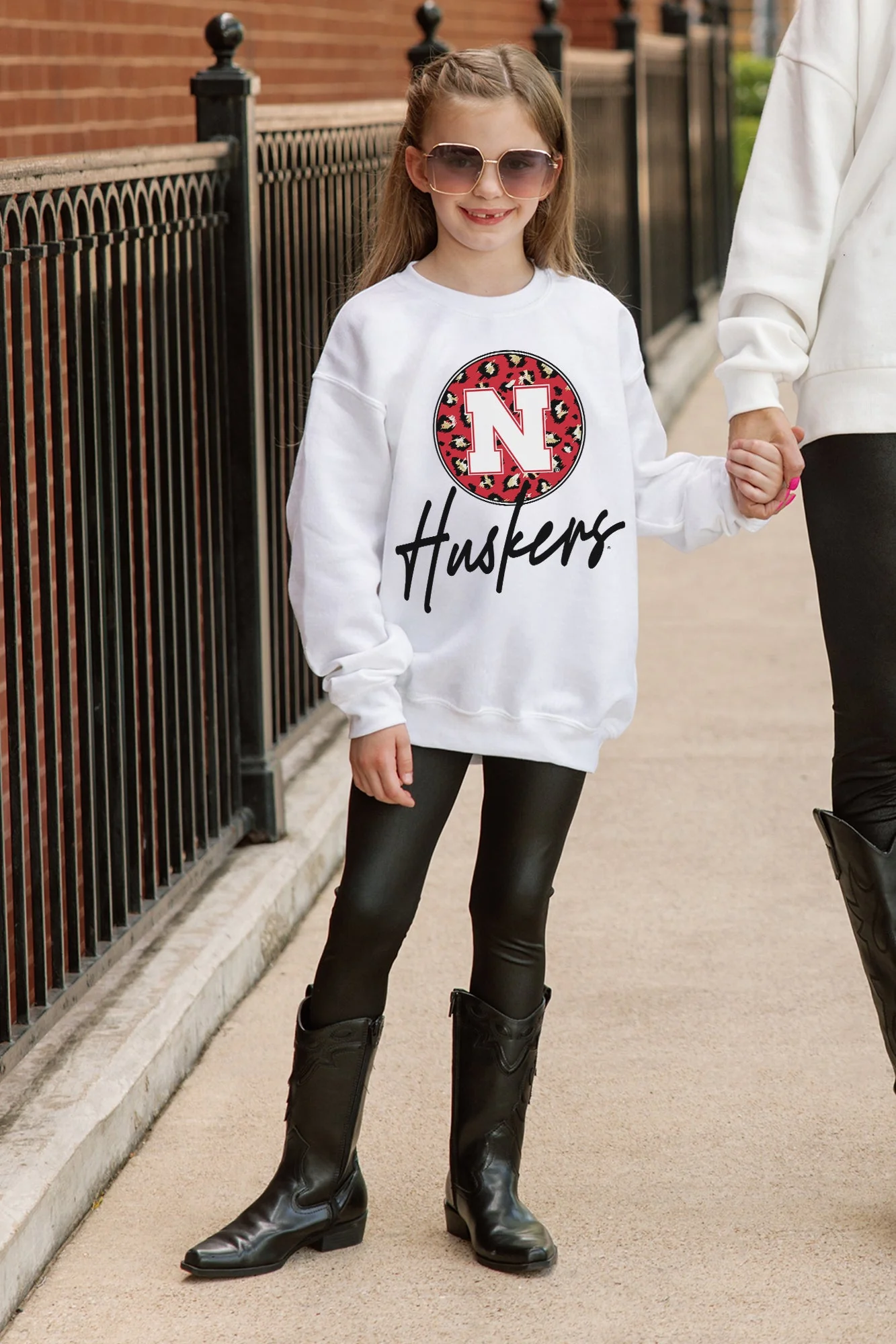 NEBRASKA CORNHUSKERS WILD BREAKTHROUGH YOUTH PREMIUM FLEECE SWEATSHIRT - Image 3