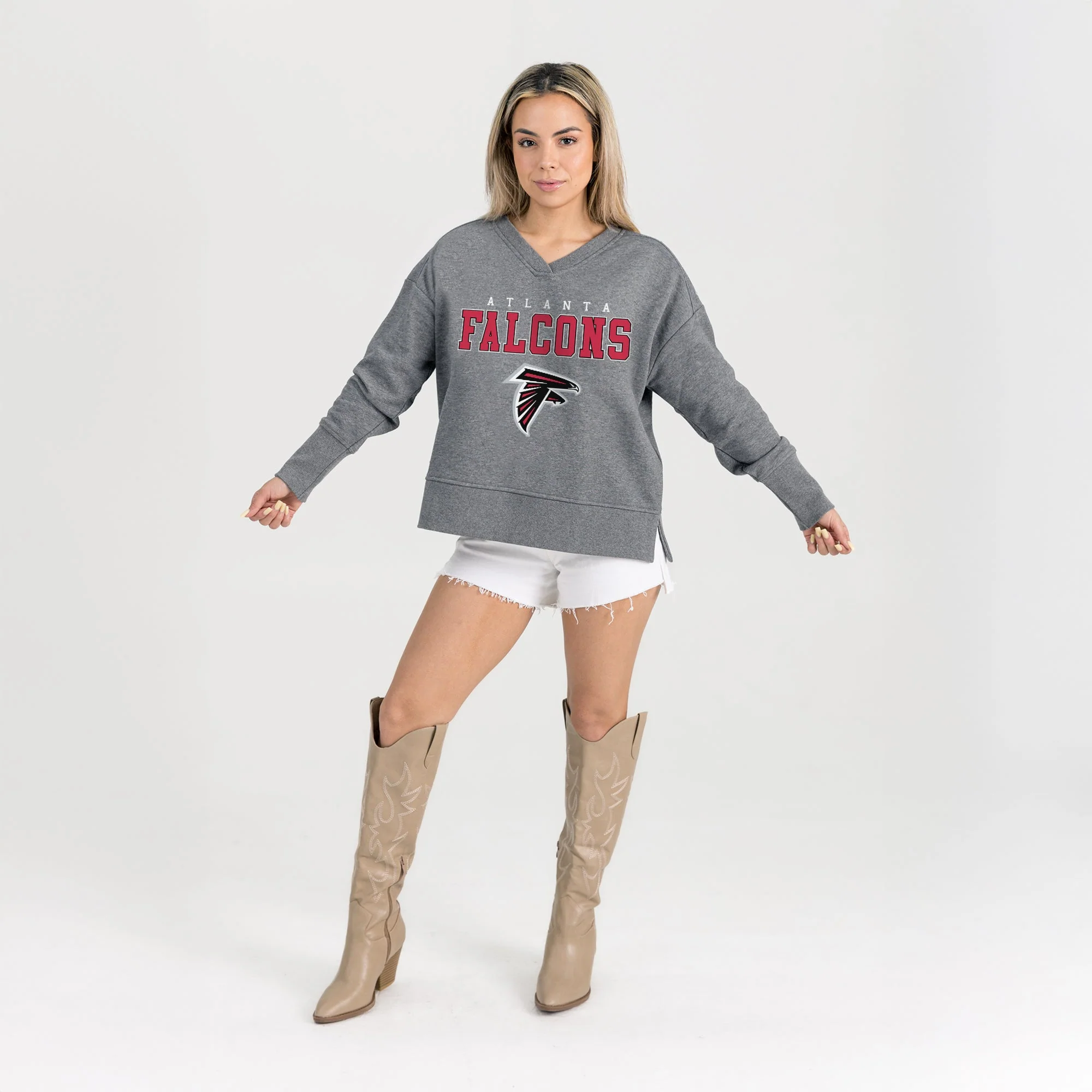 ATLANTA FALCONS MOST WANTED CLASSIC FRENCH TERRY PULLOVER - Image 7