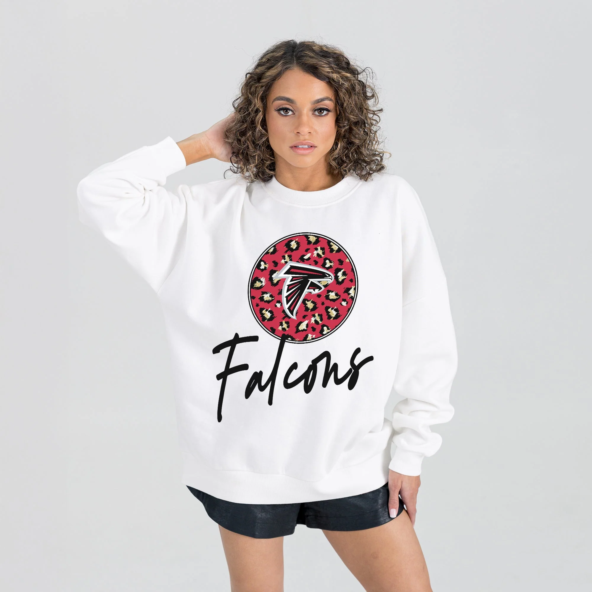 ATLANTA FALCONS WILD BREAKTHROUGH PREMIUM FLEECE CREWNECK PULLOVER - Image 6
