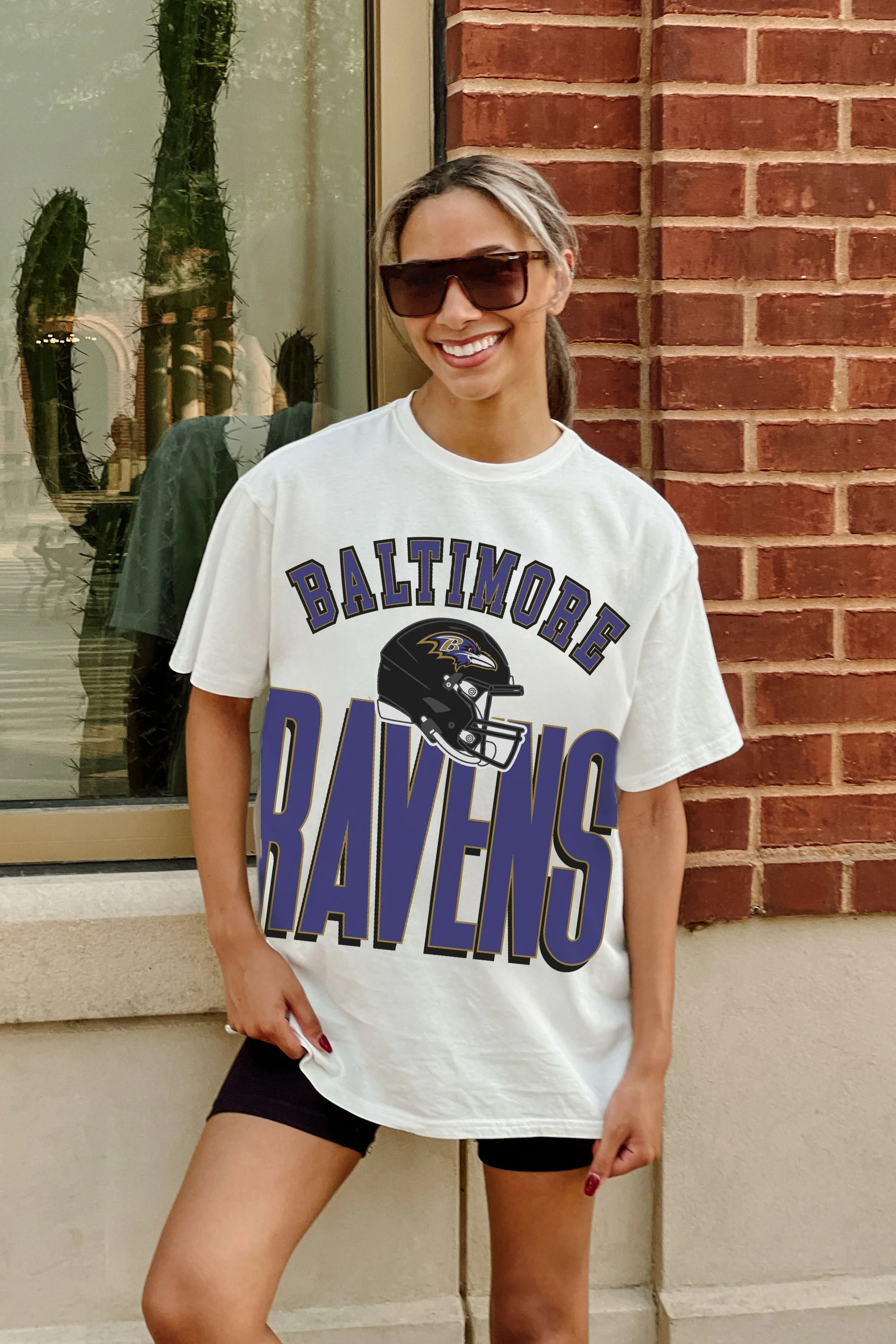 BALTIMORE RAVENS FIERCE FOCUS WASHED RELAXED FIT TEE - Image 4