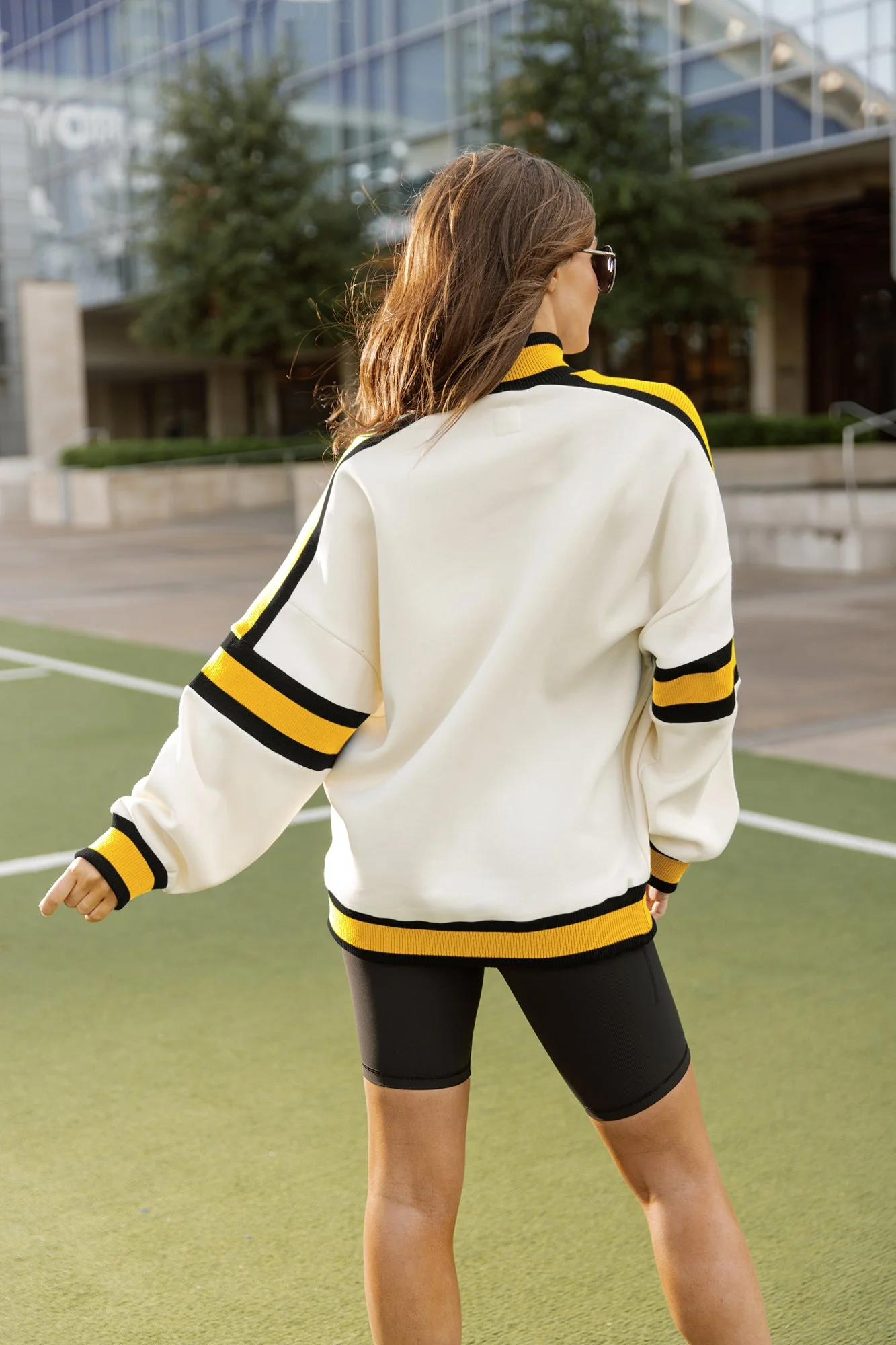 BALTIMORE RAVENS VIVID MOTION COLORBLOCK TURTLENECK PULLOVER - Image 4