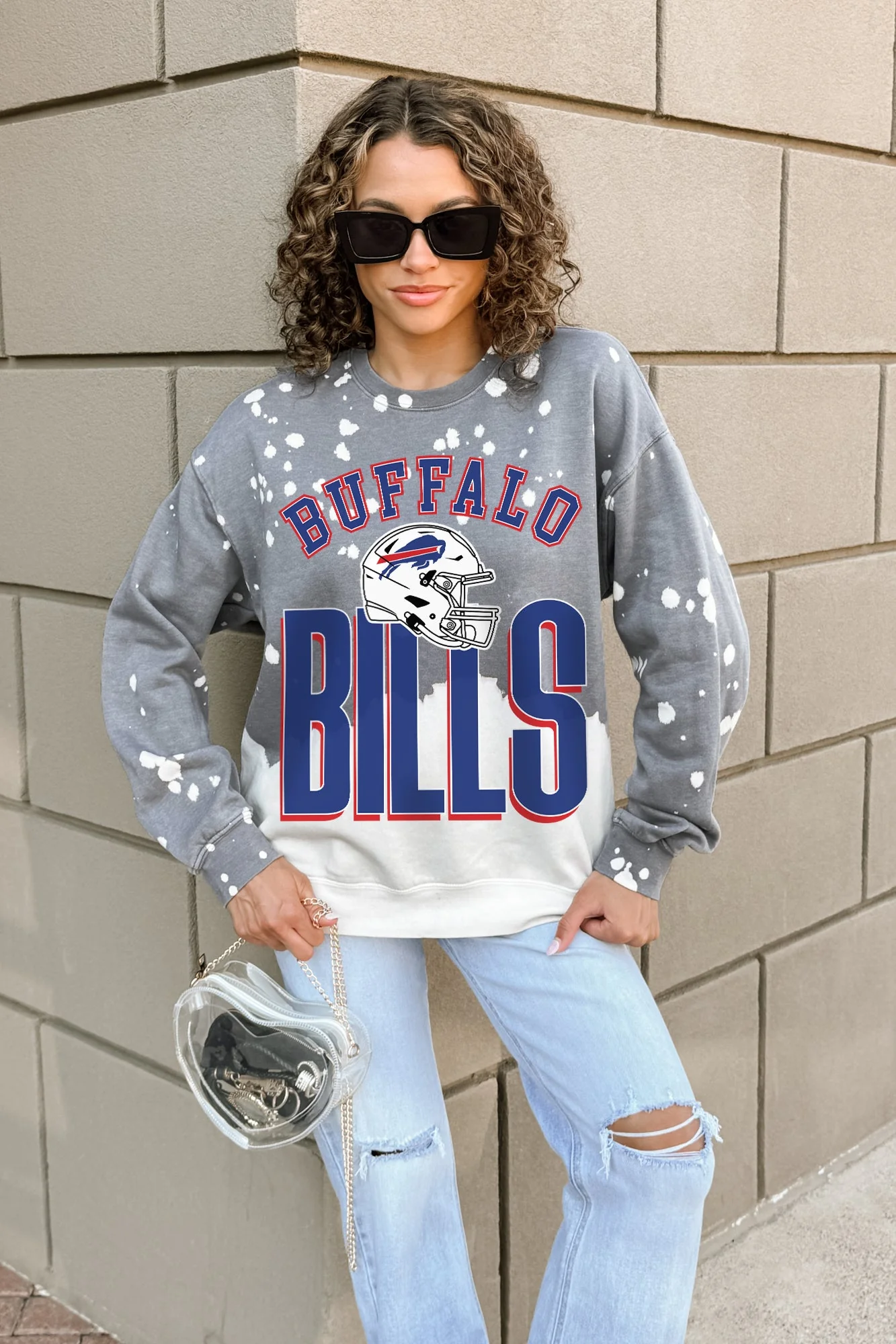 BUFFALO BILLS ARCH RIVALS LONG-SLEEVE FRENCH TERRY PULLOVER - Image 2